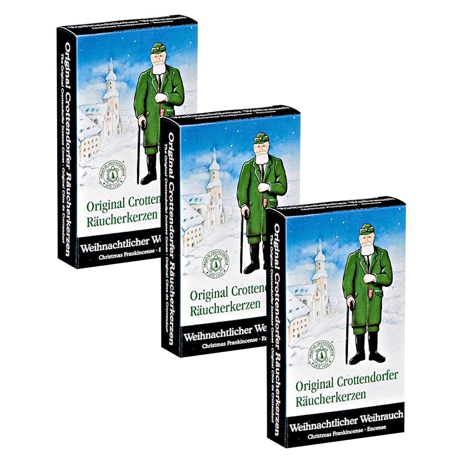 Crottendorfer Duftkerze 5 Päckchen - Weihrauch - 24er Packung