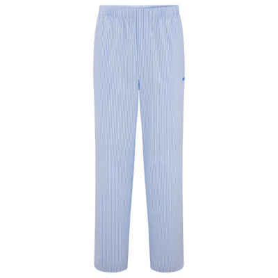 BOSS Pyjamahose Stripe Pants MIX & MATCH (1-tlg) lange Herren Schlafanzughose gewebt gestreift - reine Baumwolle