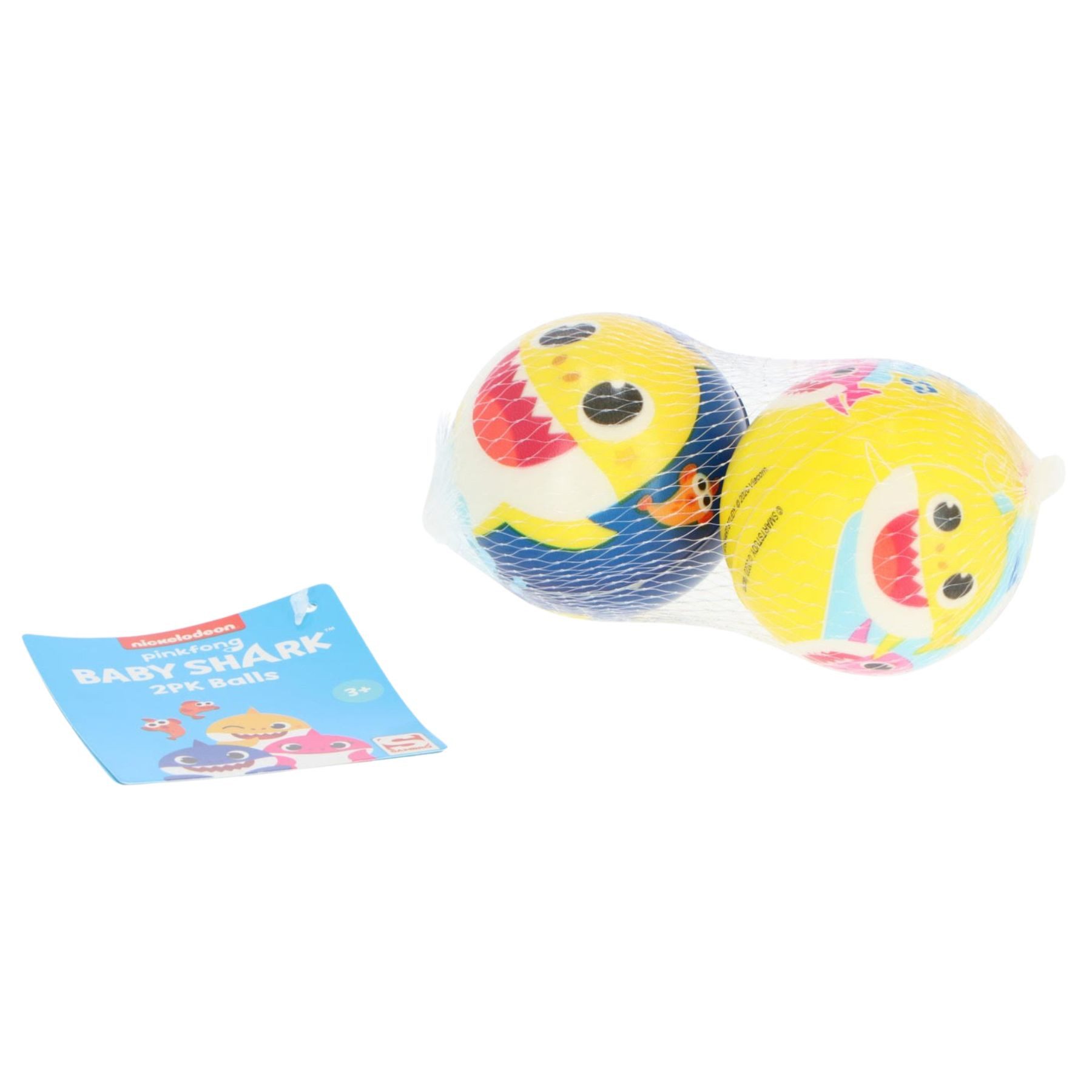 Baby Shark Wasserball Ballspiel Set mit 2 Bällen – Kinder Spielset ab 3 Jahren (Spar-Set)