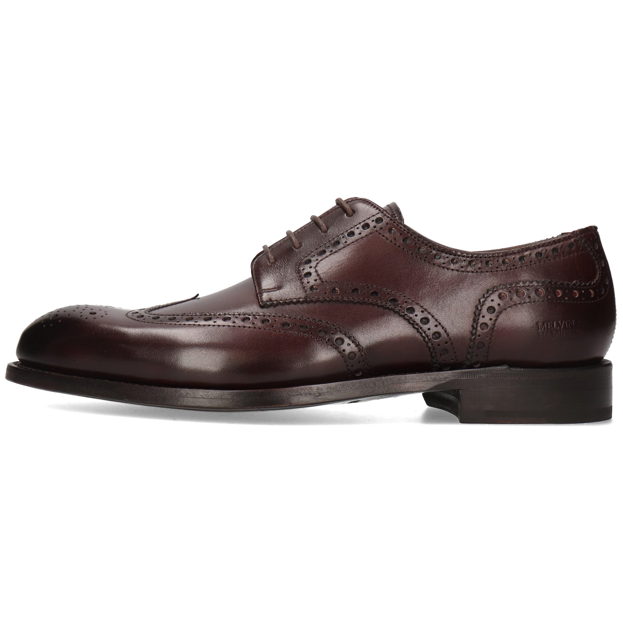 Melvin & Hamilton Benet 4 Leder-Derby Schuhe für Herren Schnürschuh Flache Absätze, Echtes Leder, Goodyear
