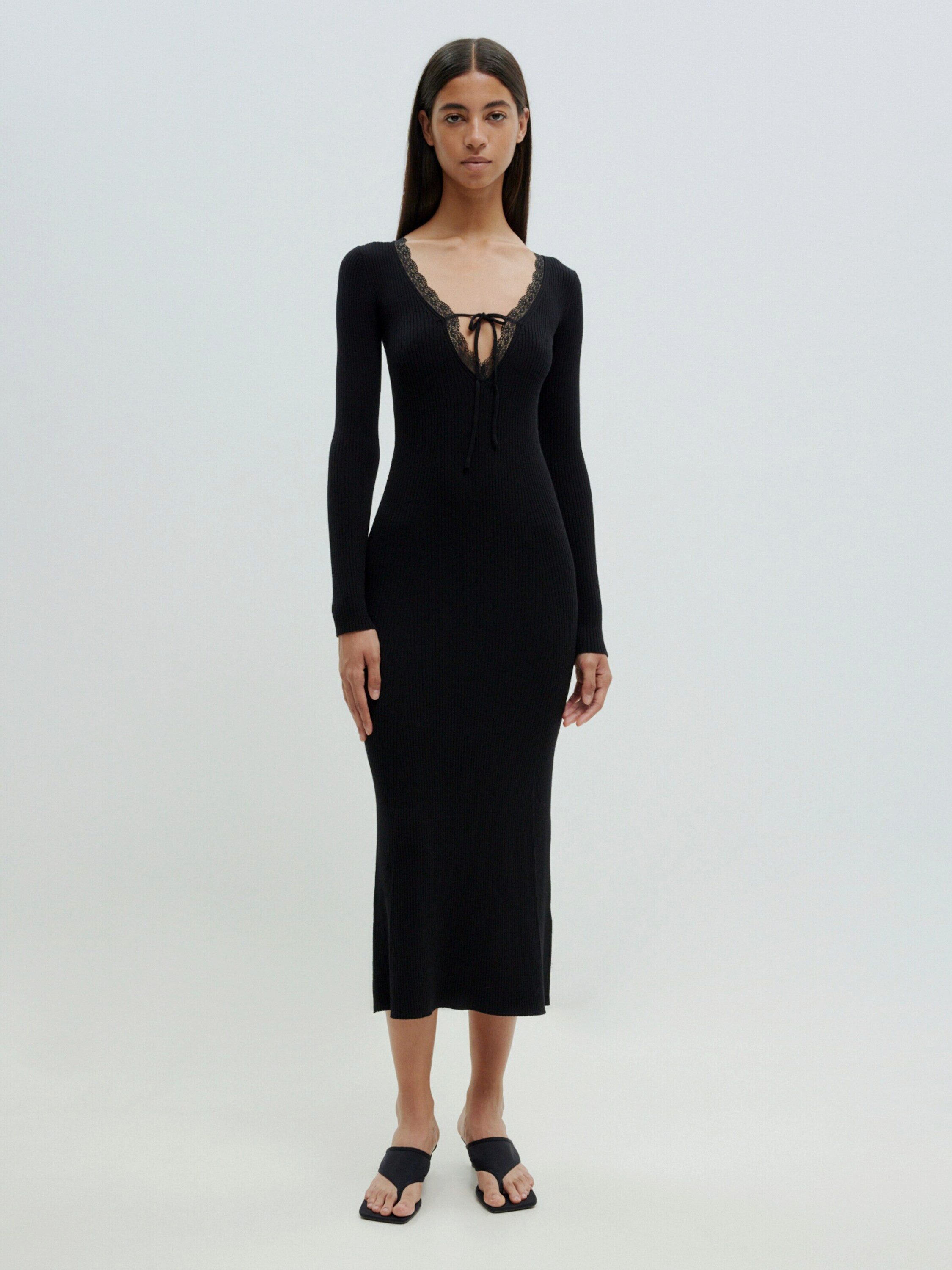 EDITED Maxikleid Amina (1-tlg) Plain/ohne Details günstig online kaufen