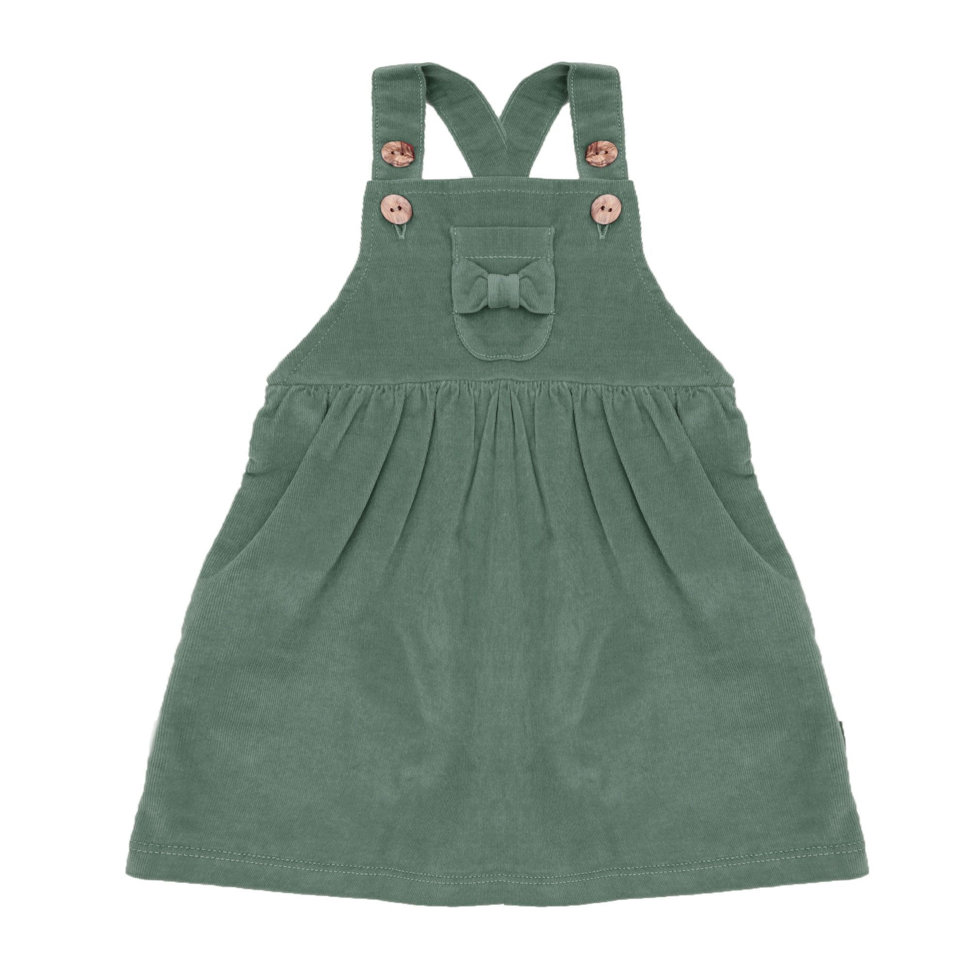 MAXIMO Latzkleid Baumwollmix, Stretch-Cord, mit Trägern, Gummizug, mit Brusttasche