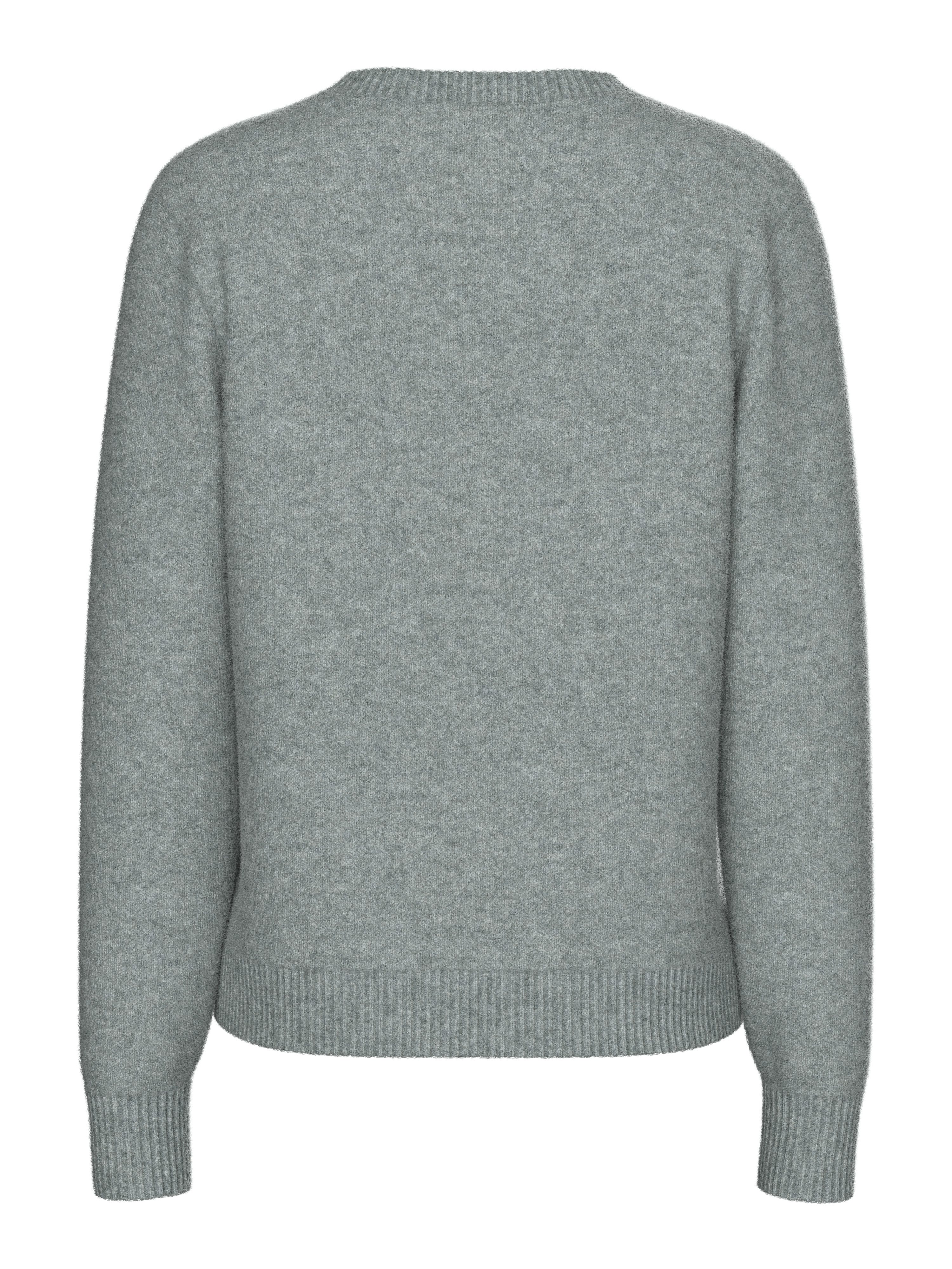 pieces Strickjacke PCMALOU LS KNIT CARDIGAN NOOS BC Materialmix, slim fit – Bild 5 von 5