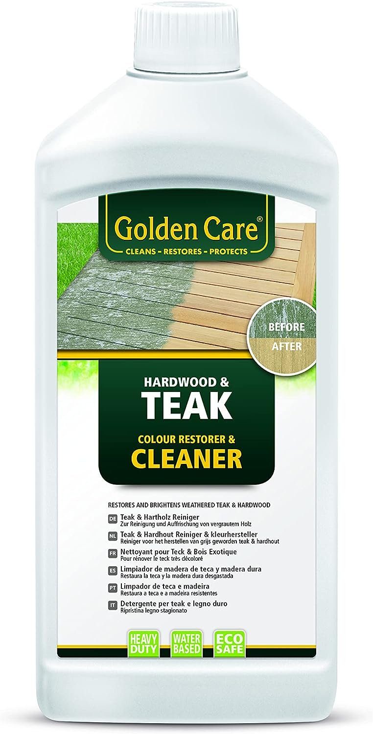 Golden Care Teakholzöl Teak & Hartholz Reiniger 1000 ml zur Reinigung