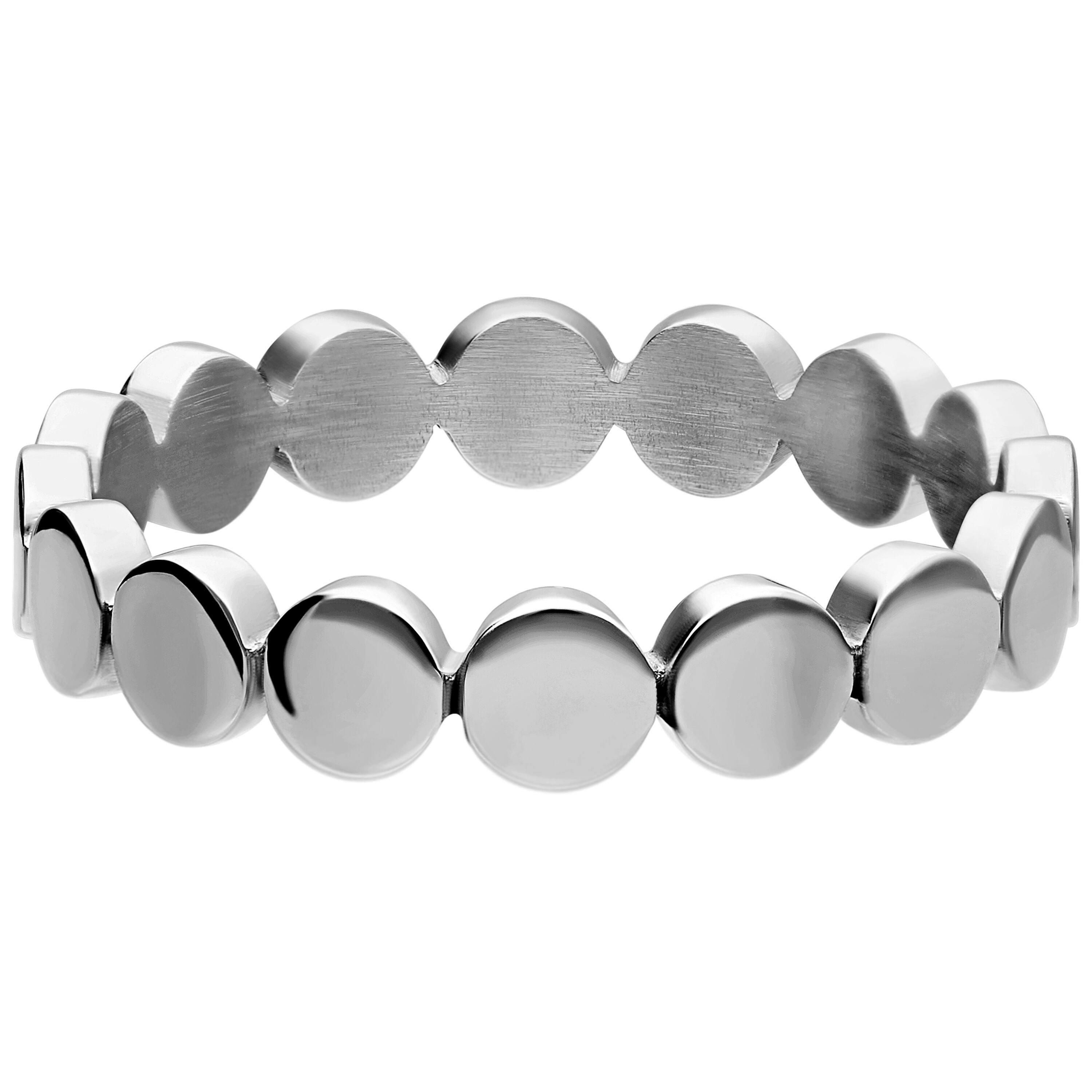 Wildcat Fingerring Fine Plate Ring - Srebrna, 19,0 mm, Chirurgenstahl 316L - wasserfest, langlebig, hautverträglich