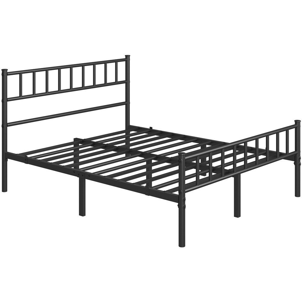 Yaheetech Bettgestell Metallbett, Einzelbettgestell / Doppelbettgestell günstig online kaufen