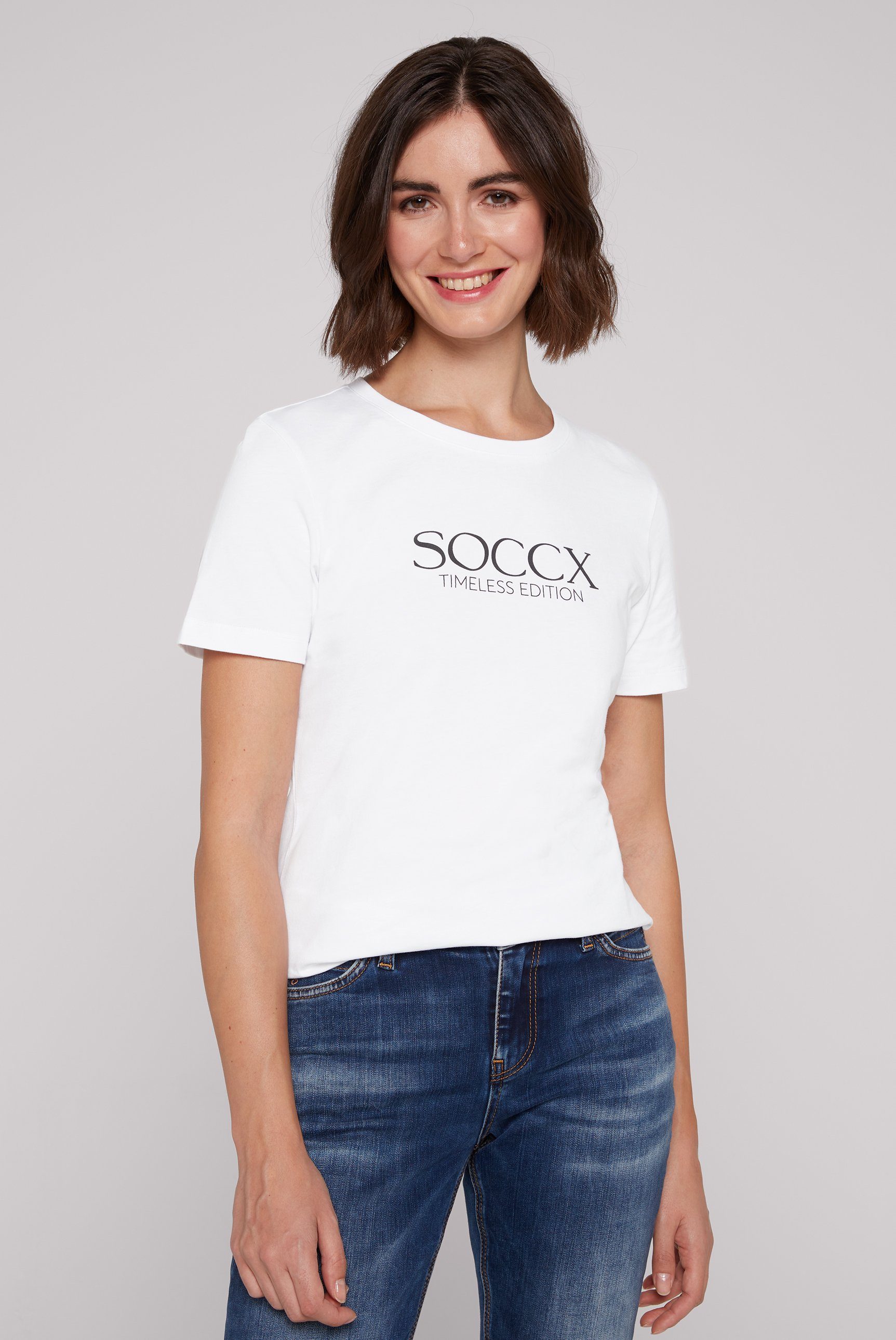 SOCCX Rundhalsshirt aus Baumwolle