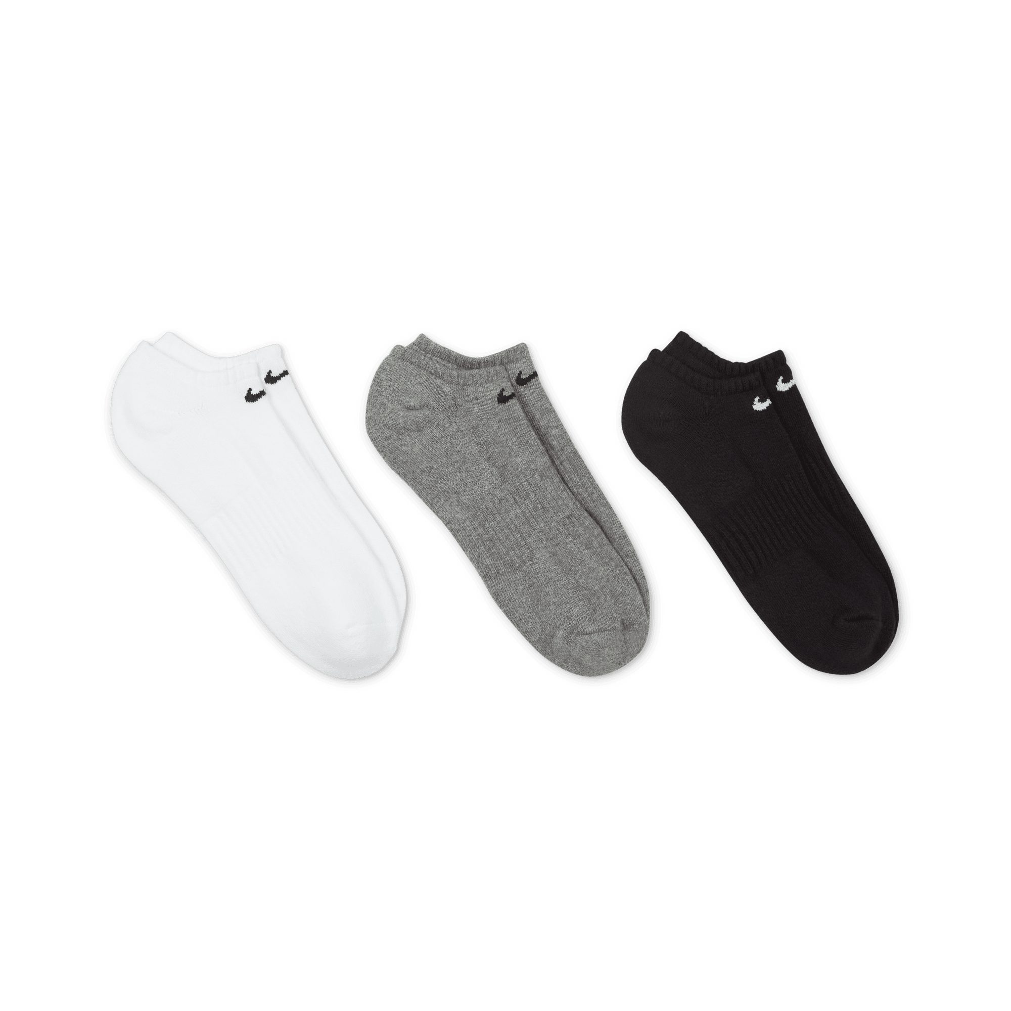 Nike Funktionssocken EVERYDAY CUSHIONED TRAINING NO-SHOW (Packung, 3-Paar) 3 Paar im Set, mit Dri-FIT-Technologie, niedrige Passform – Bild 5 von 5