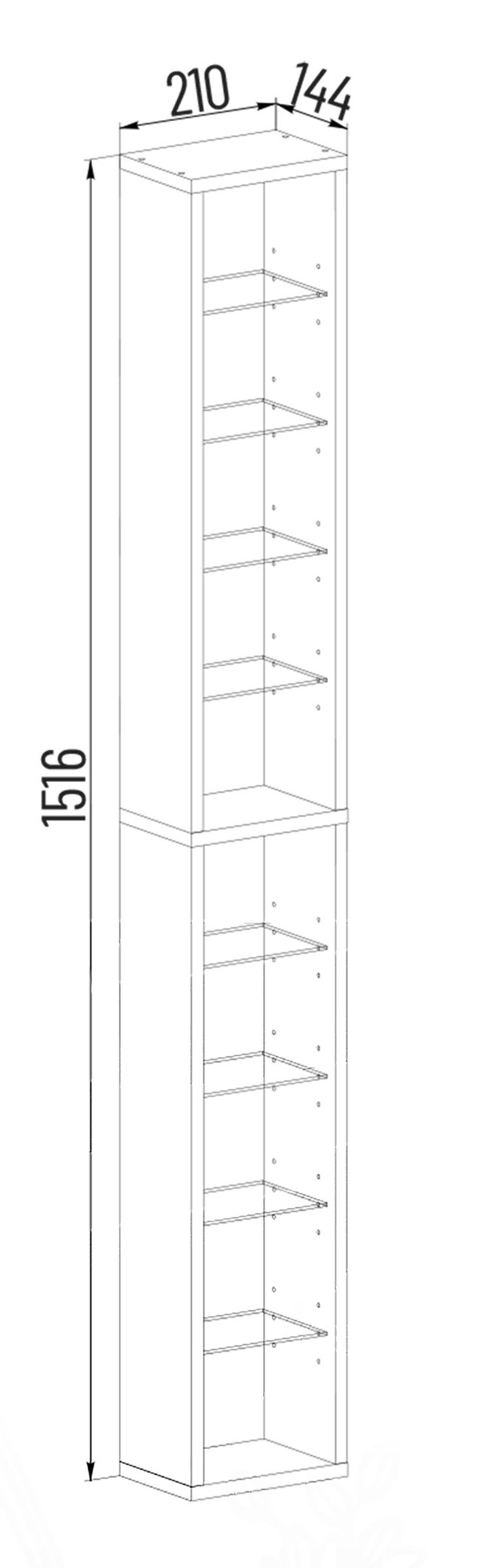VCM Standregal Holz CD DVD Stand günstig online kaufen