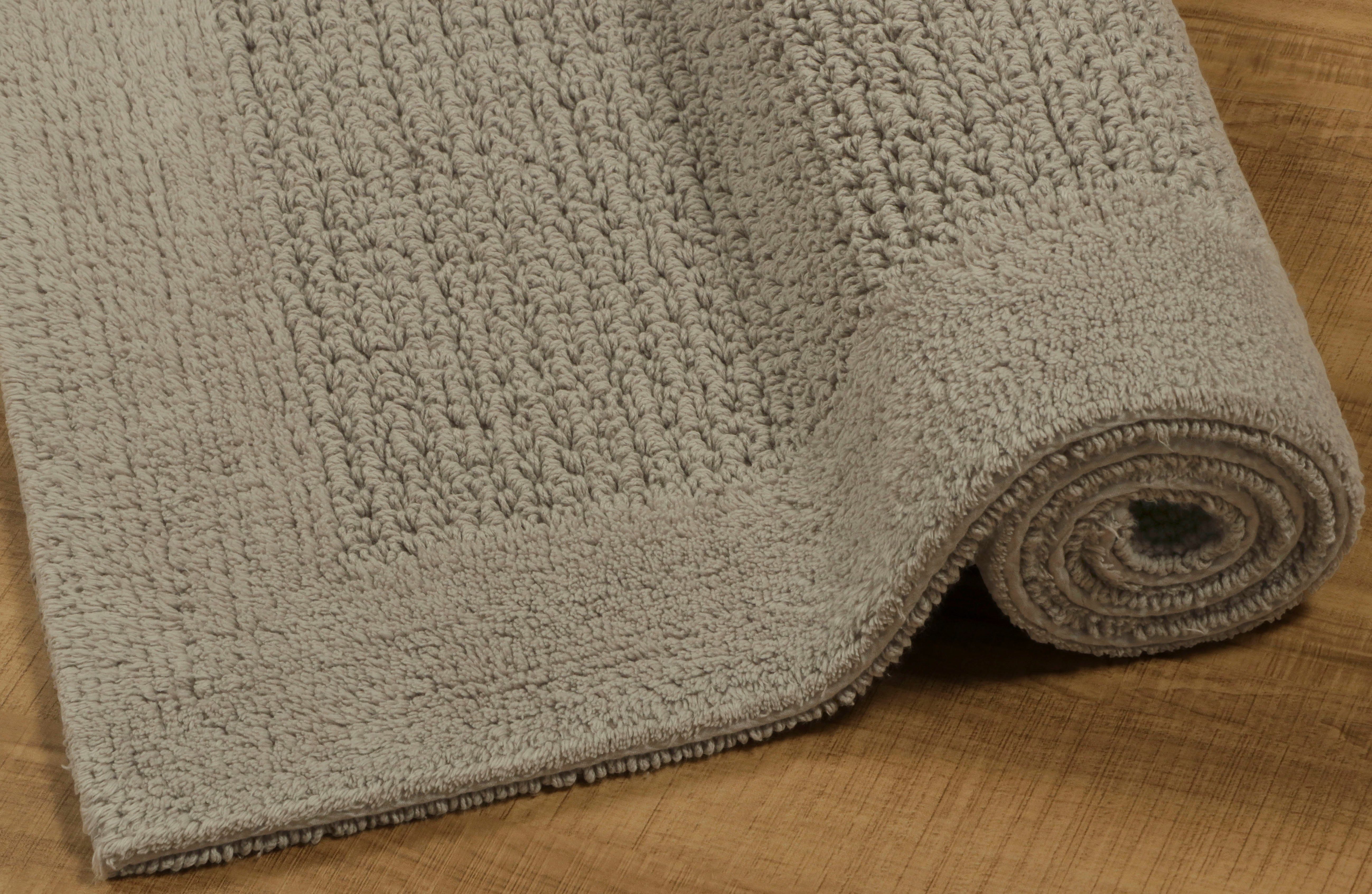 Badematte »Joonas« OTTO products, Höhe 15 mm, beidseitig nutzbar, aus  recycelter Baumwolle online kaufen | OTTO