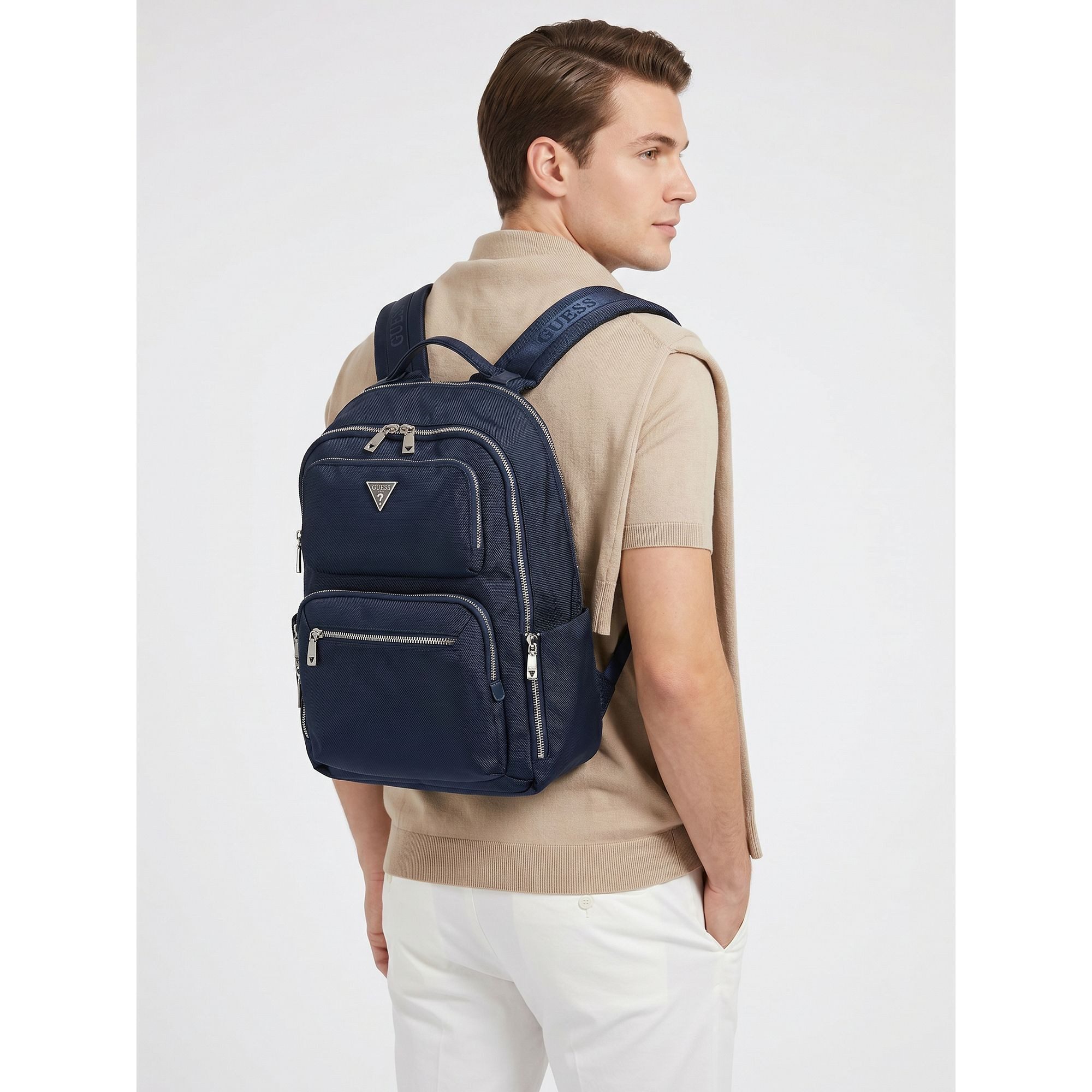Guess Laptoprucksack Berna, Polyester