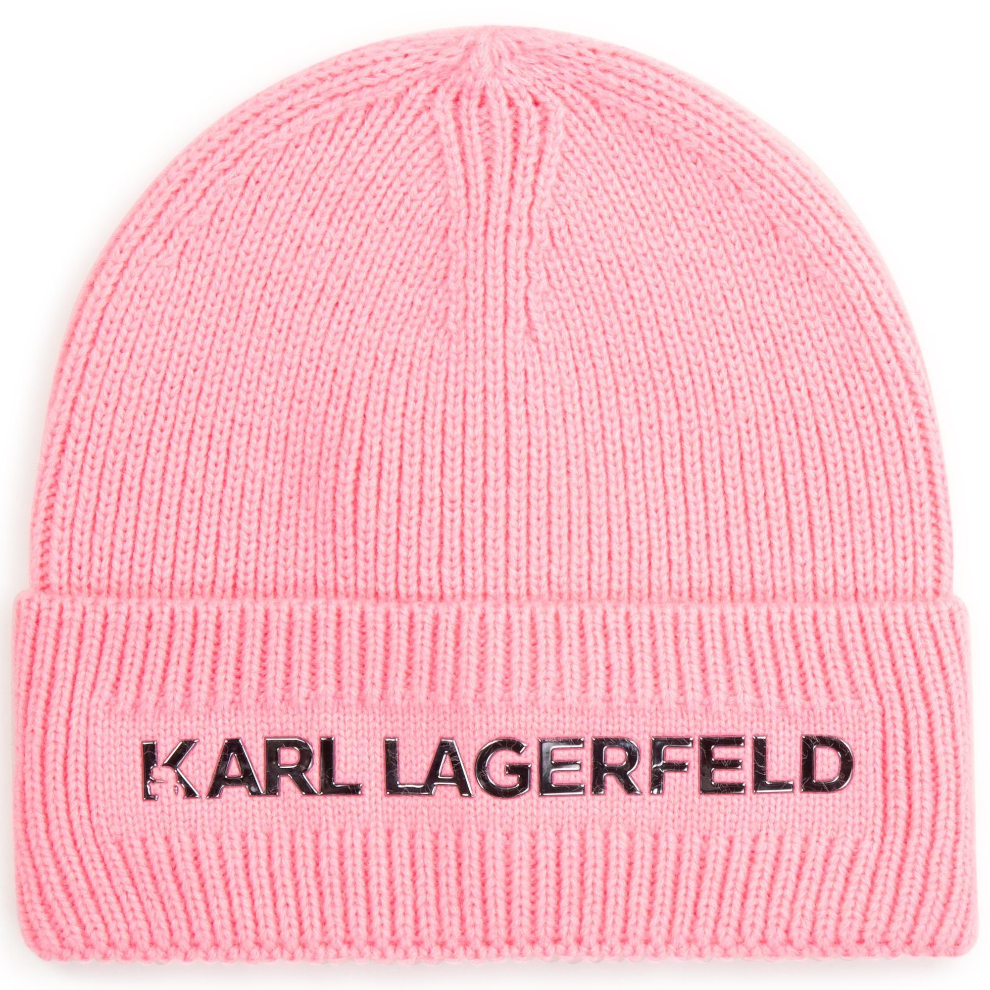 KARL LAGERFELD Strickmütze Karl Lagerfeld Kids warme Mütze / Strickmütze pink