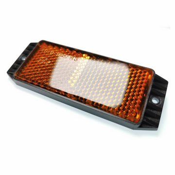 HR Autocomfort Fahrradreflektor Reflektor Katzenauge Rückstrahler 90 x 34 mm orange mit E-Prüfzeichen