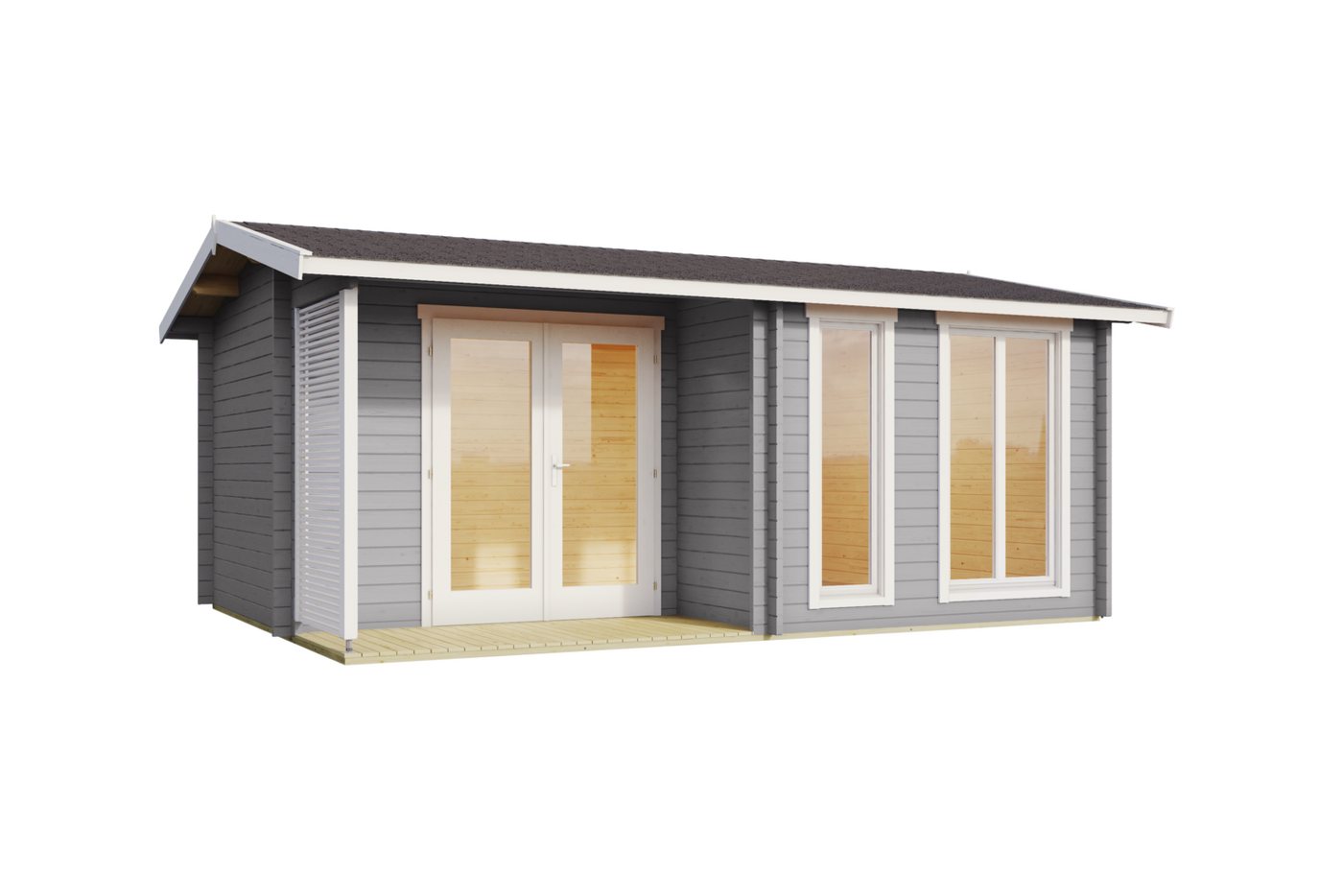 Thumbnail - Nordic Holz Gartenhaus BRIGHTON 44, BxT: 580x429,9 cm