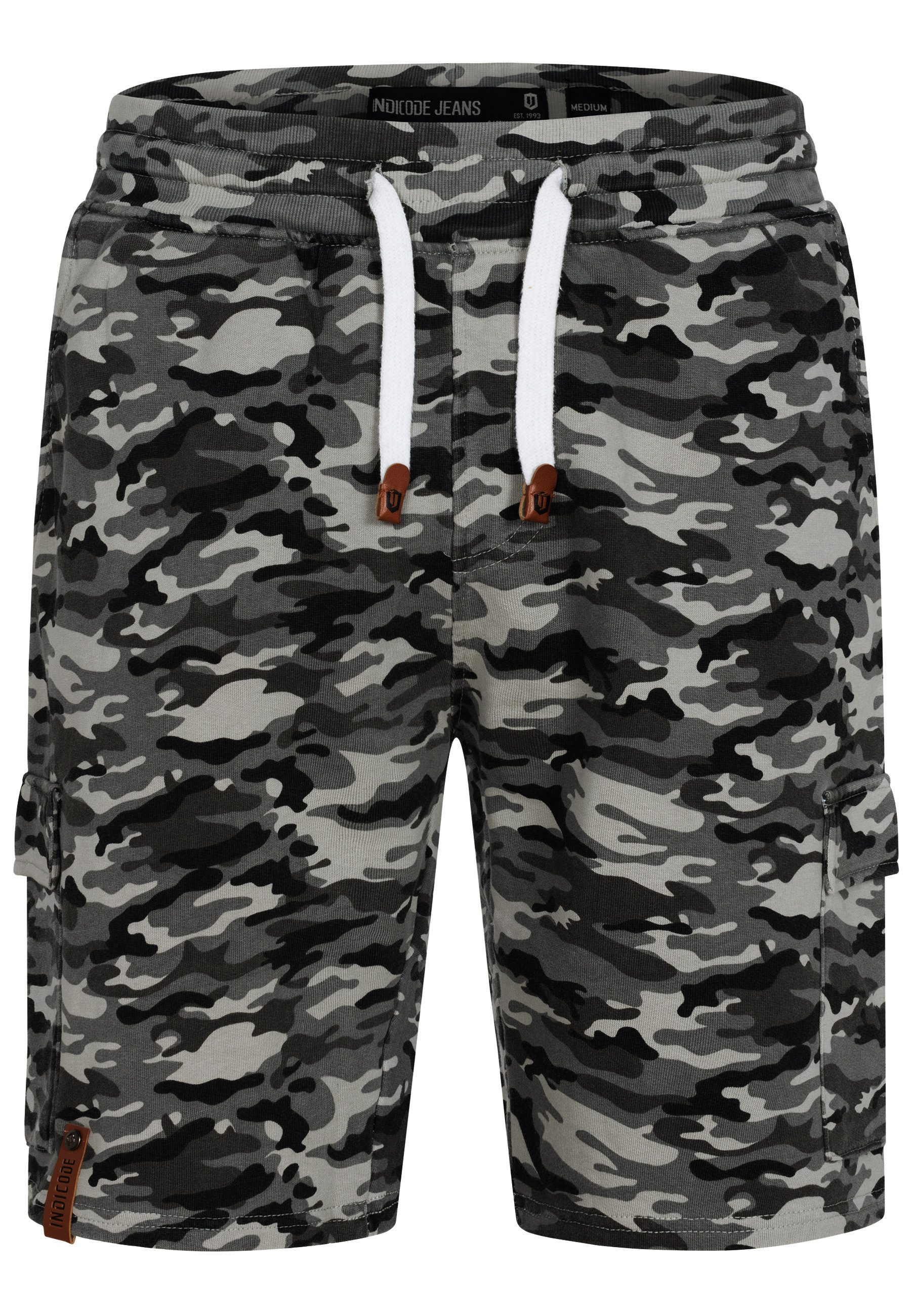Indicode Sweatshorts Herren White Rock Sweat Shorts Herrenshorts aus 100 % günstig online kaufen