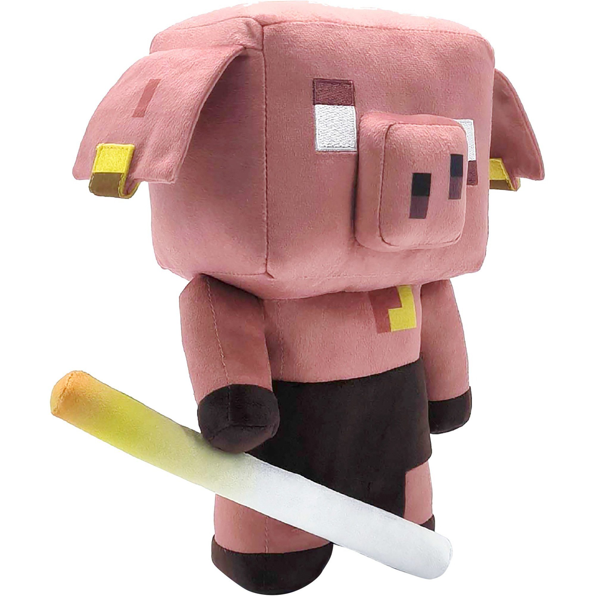Mattel® Kuscheltier Minecraft Piglin Plüschtier, Einfach auf den Kopf des  Plüschtiers drücken und schon quakt das Tier.