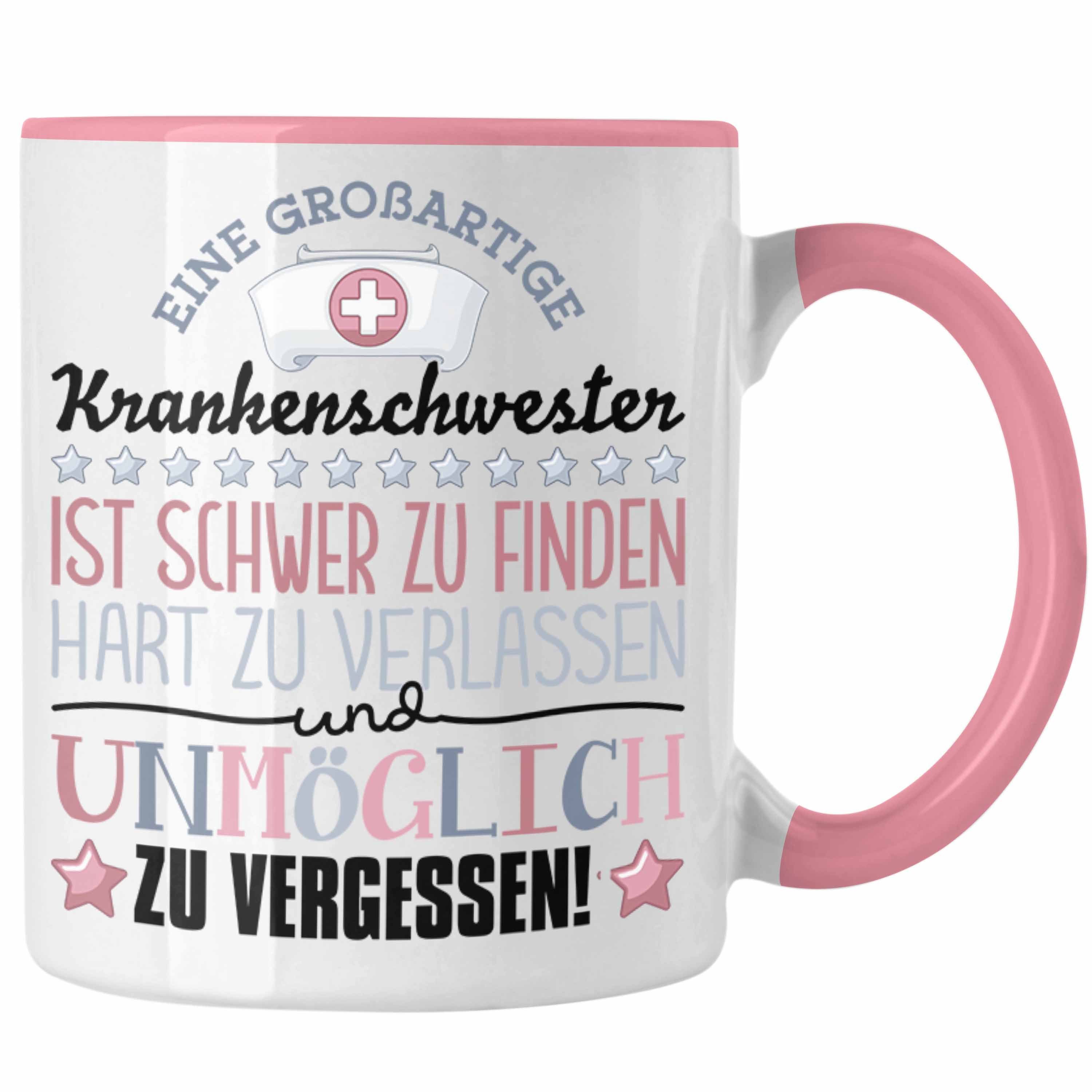 Lustige Krankenschwester Tasse Mit Spruch & Propofol-Spritze - Geschenk Für Pflegekräfte (Rosa)