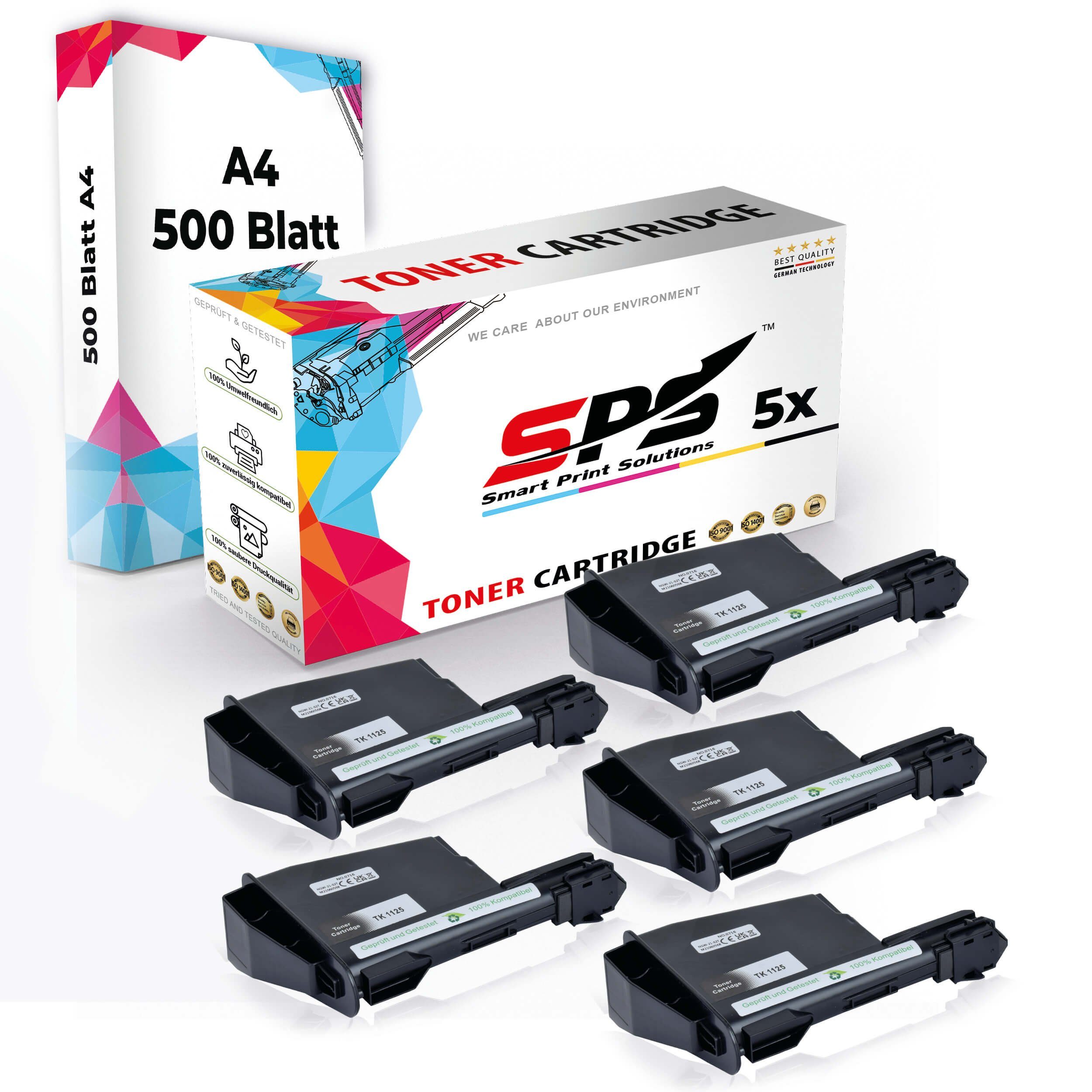 SPS Tonerkartusche Druckerpapier A4 + 5x Multipack Set Kompatibel, (5er Pack, 5x Toner,1x A4 Druckerpapier)