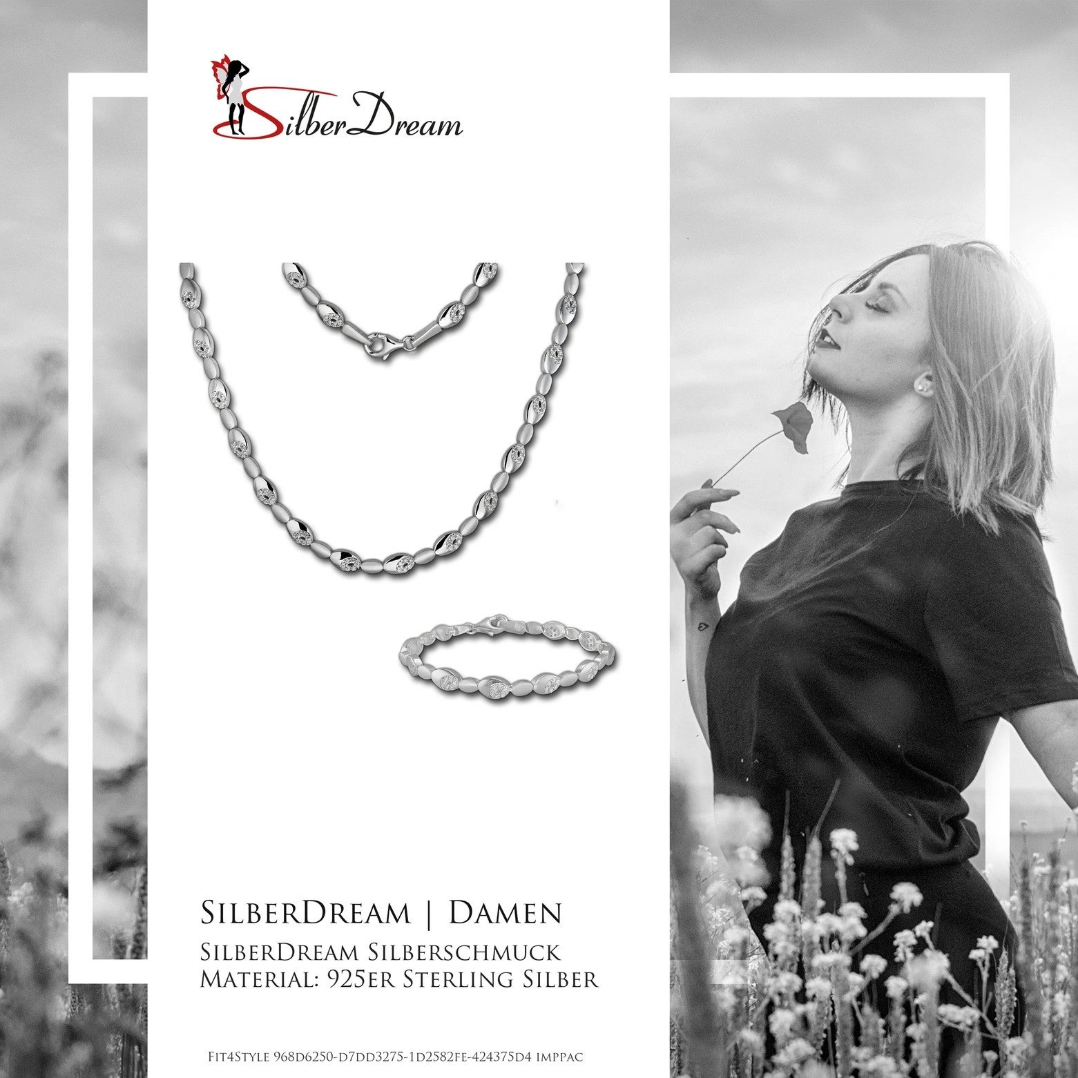 SilberDream Schmuckset SilberDream weiß Collier & günstig online kaufen
