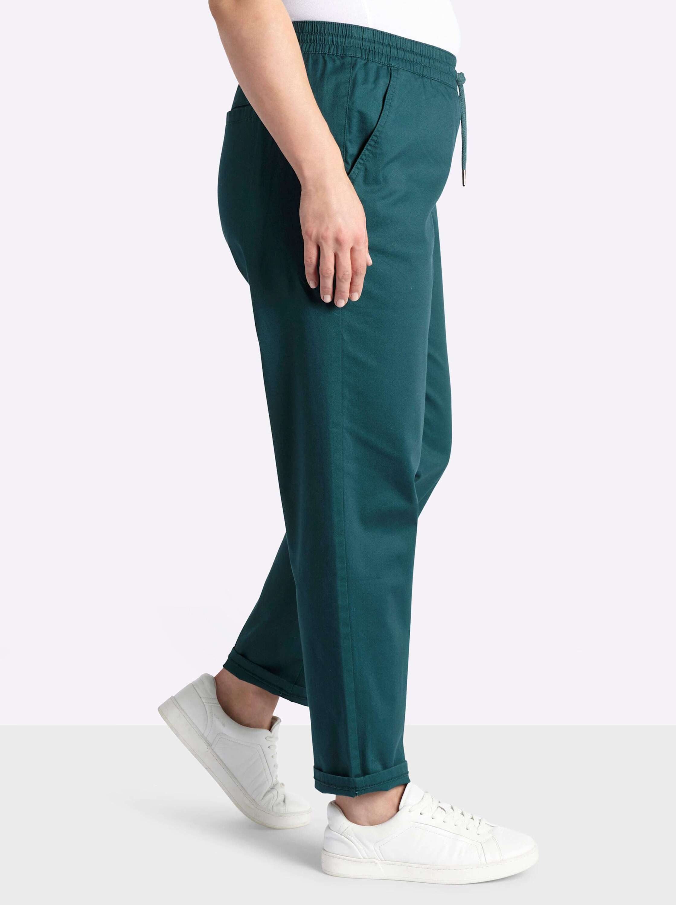 Sheego Jerseyhose Chinohose normal