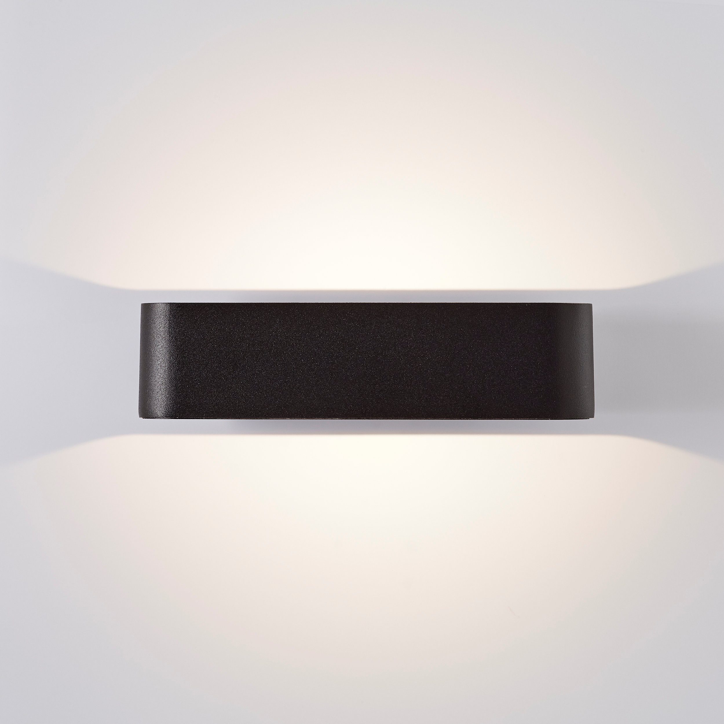 Lightbox LED fest W, Außen-Wandleuchte, warmweiß, K, cm LED Außen 7 LED Höhe, 22 cm Wandlampe, 3000 510 IP54 Länge, 6 lm, integriert