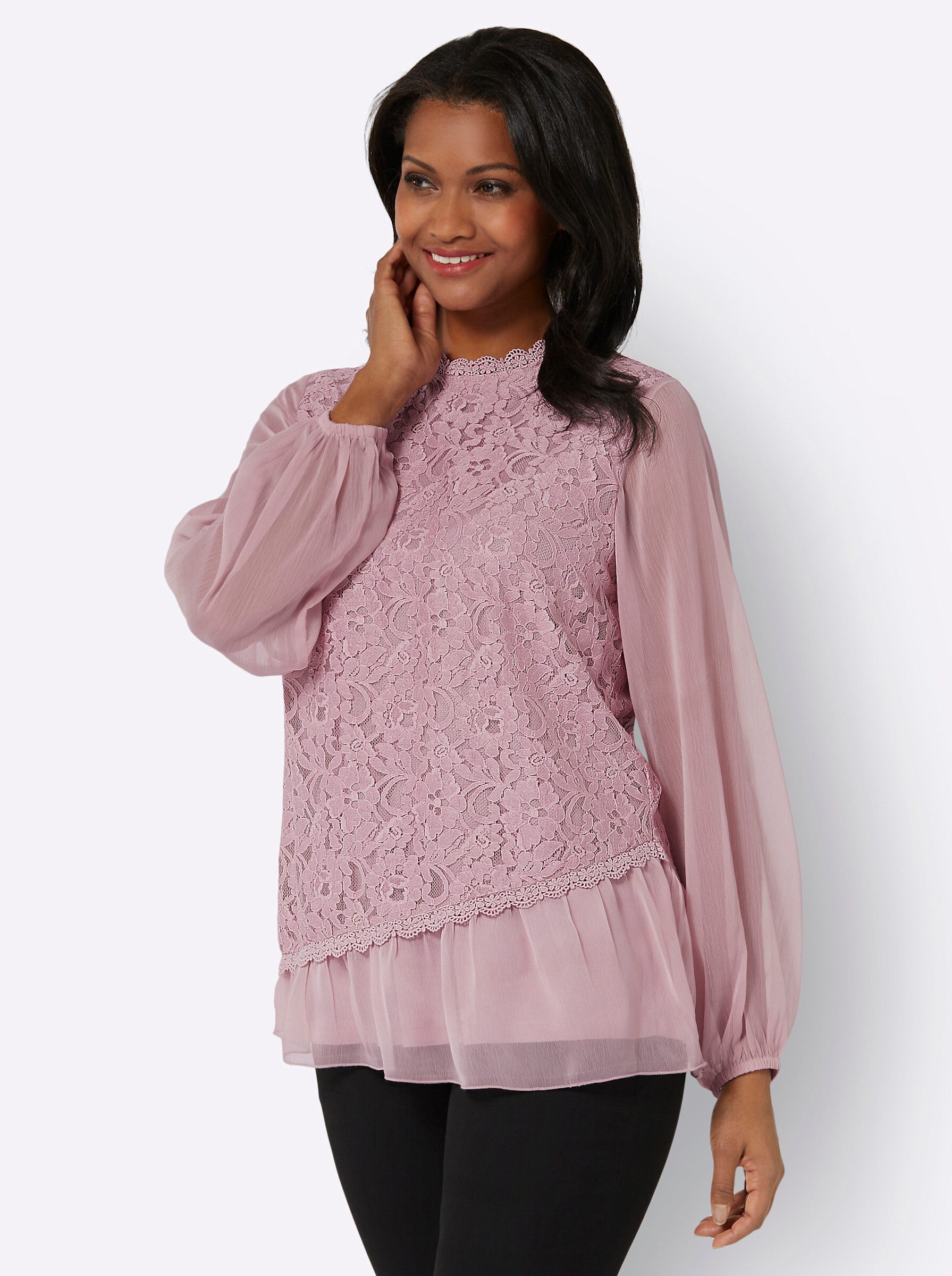 Klassische Bluse Bluse