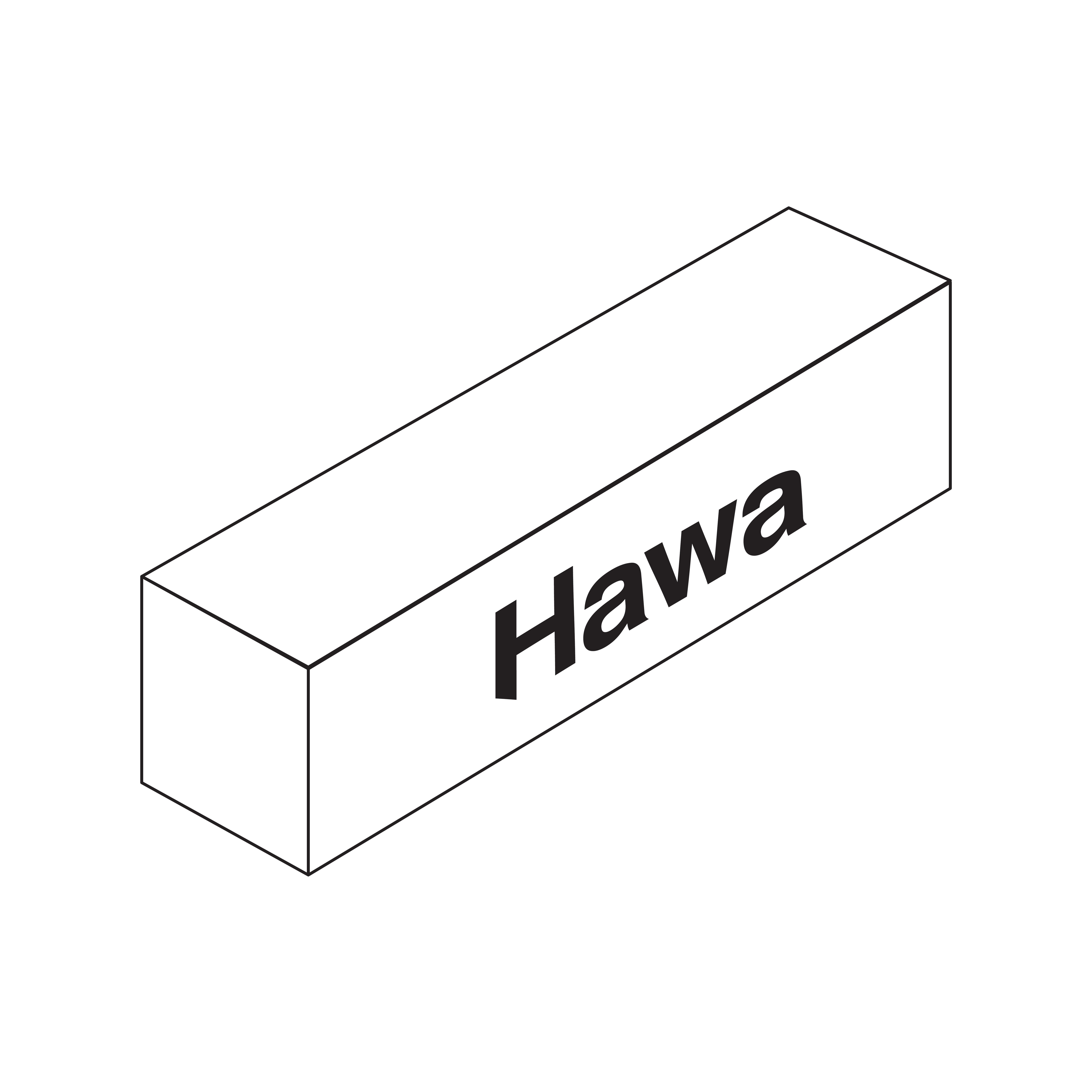 HAWA Möbelbeschlag Hawa Hawa Porta 100 HMD/HMT Pocket Acoustics, für 1 Türe