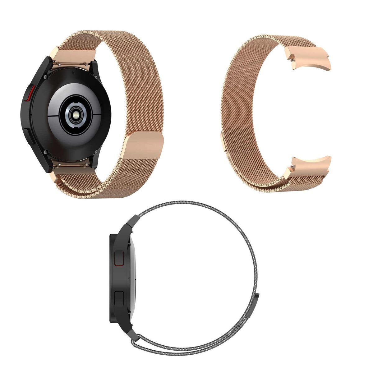 Wigento Smartwatch-Armband Für Samsung Galaxy Watch FE 6 5 4 Normal Pro Cla günstig online kaufen