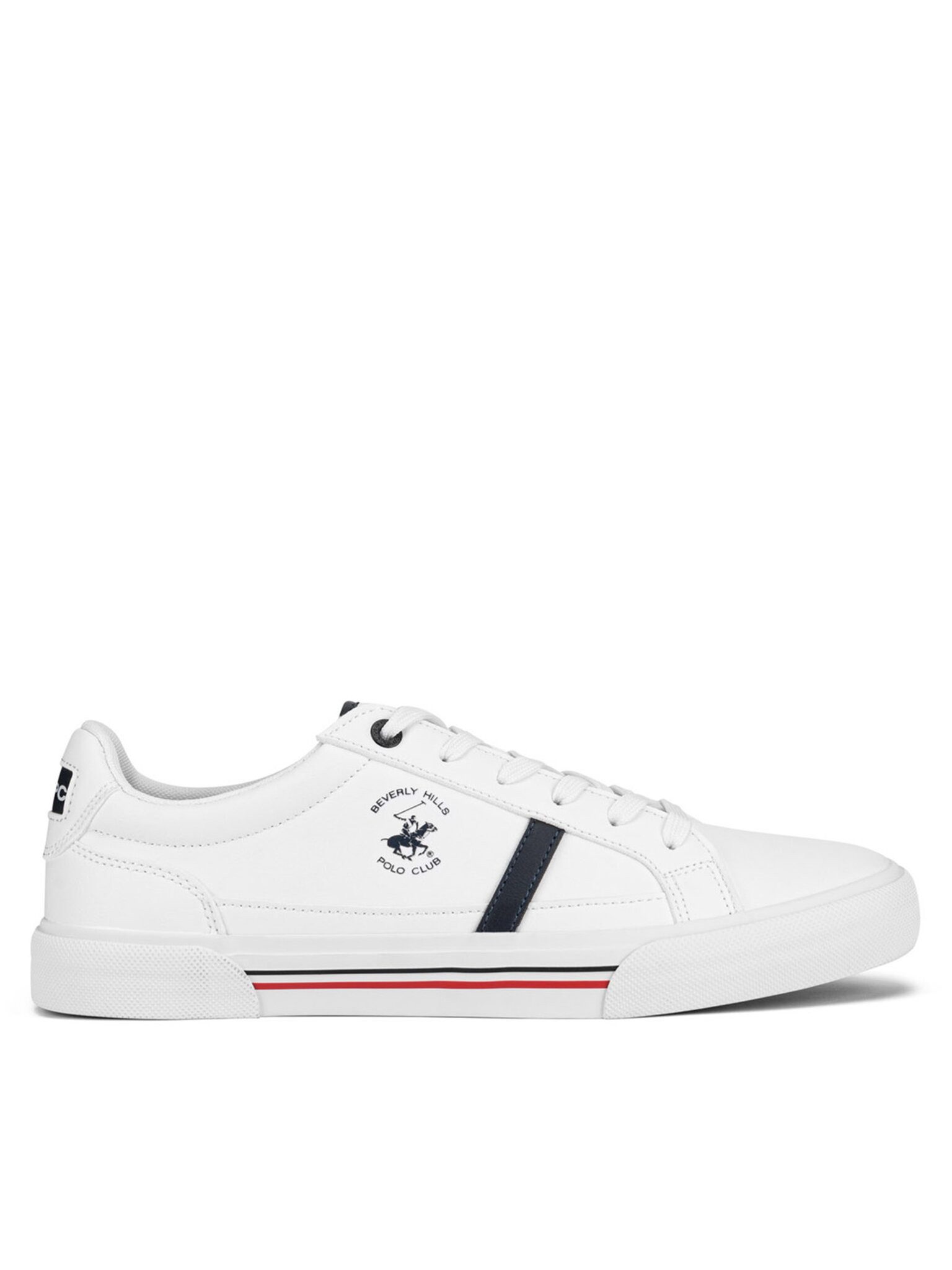 Beverly Hills Polo Club Sneakers aus Stoff Herren BHPC056M Weiß Sneaker