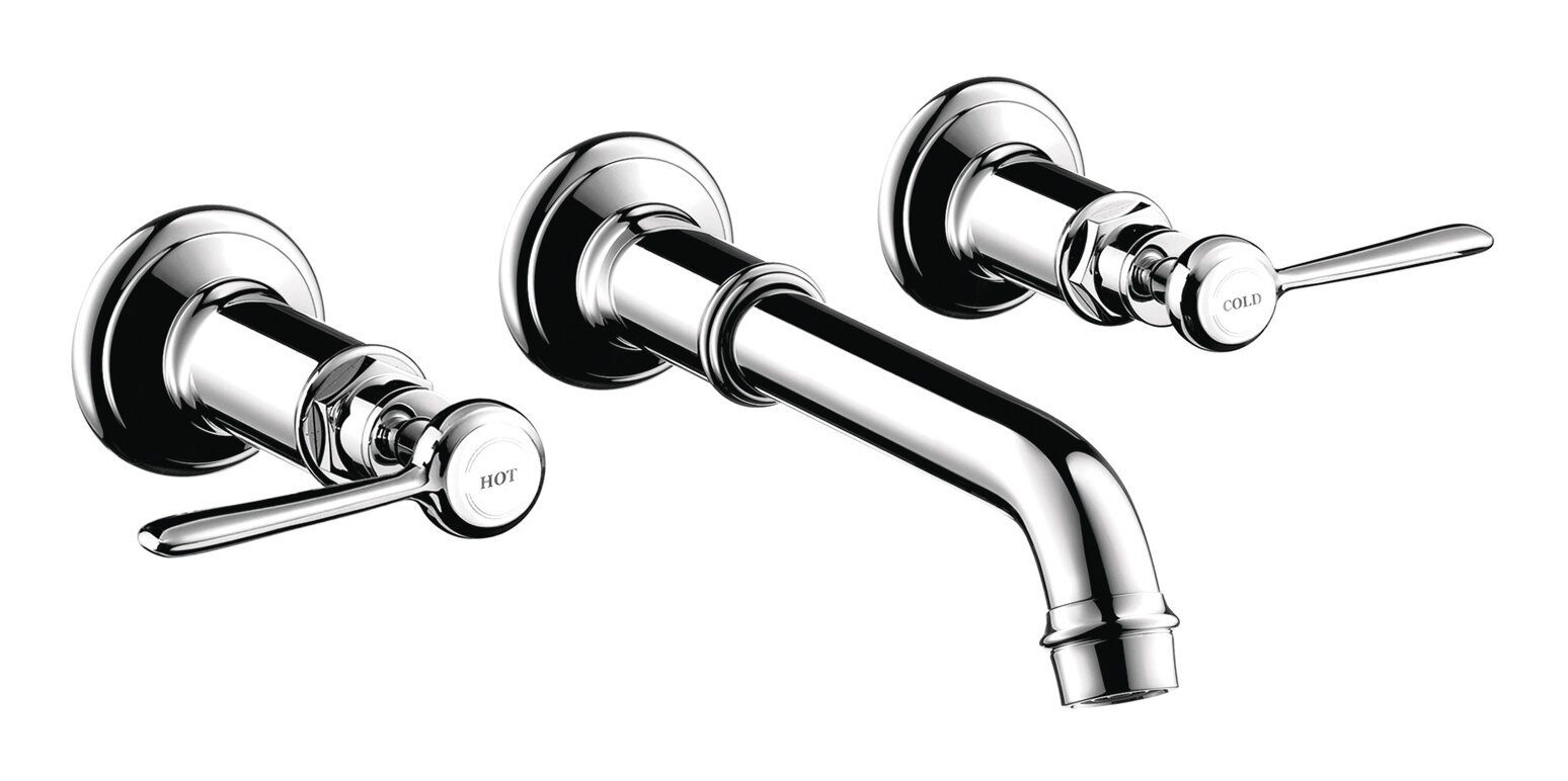 hansgrohe Unterputzarmatur Axor Montreux 3-Loch Waschtischarmatur Hebelgriff Unterputz - Chrom