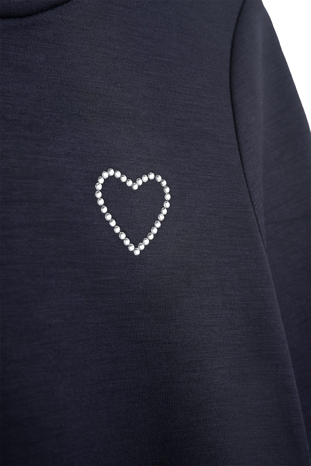 DANAMADE A-Linien-Kleid DAINA (1-tlg) Mädchenkleid mit glitzerndem Herz-Detail