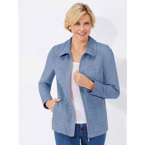 Witt Blusenblazer Lederimitat-Blazer