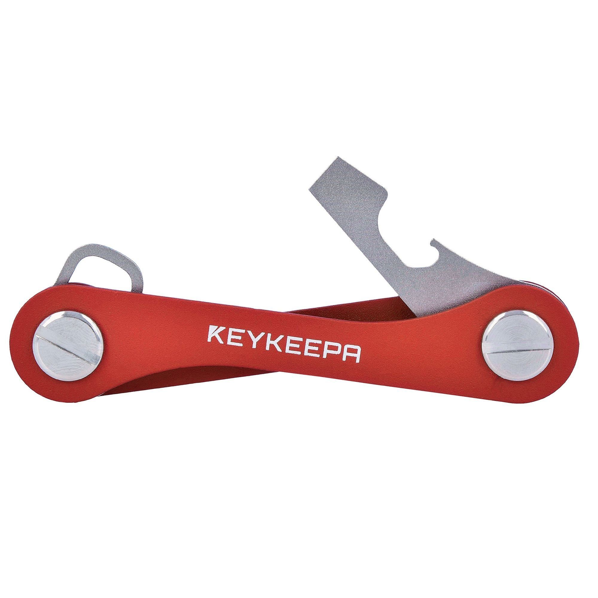 Schlüsseltasche Aluminium Classic, Keykeepa red