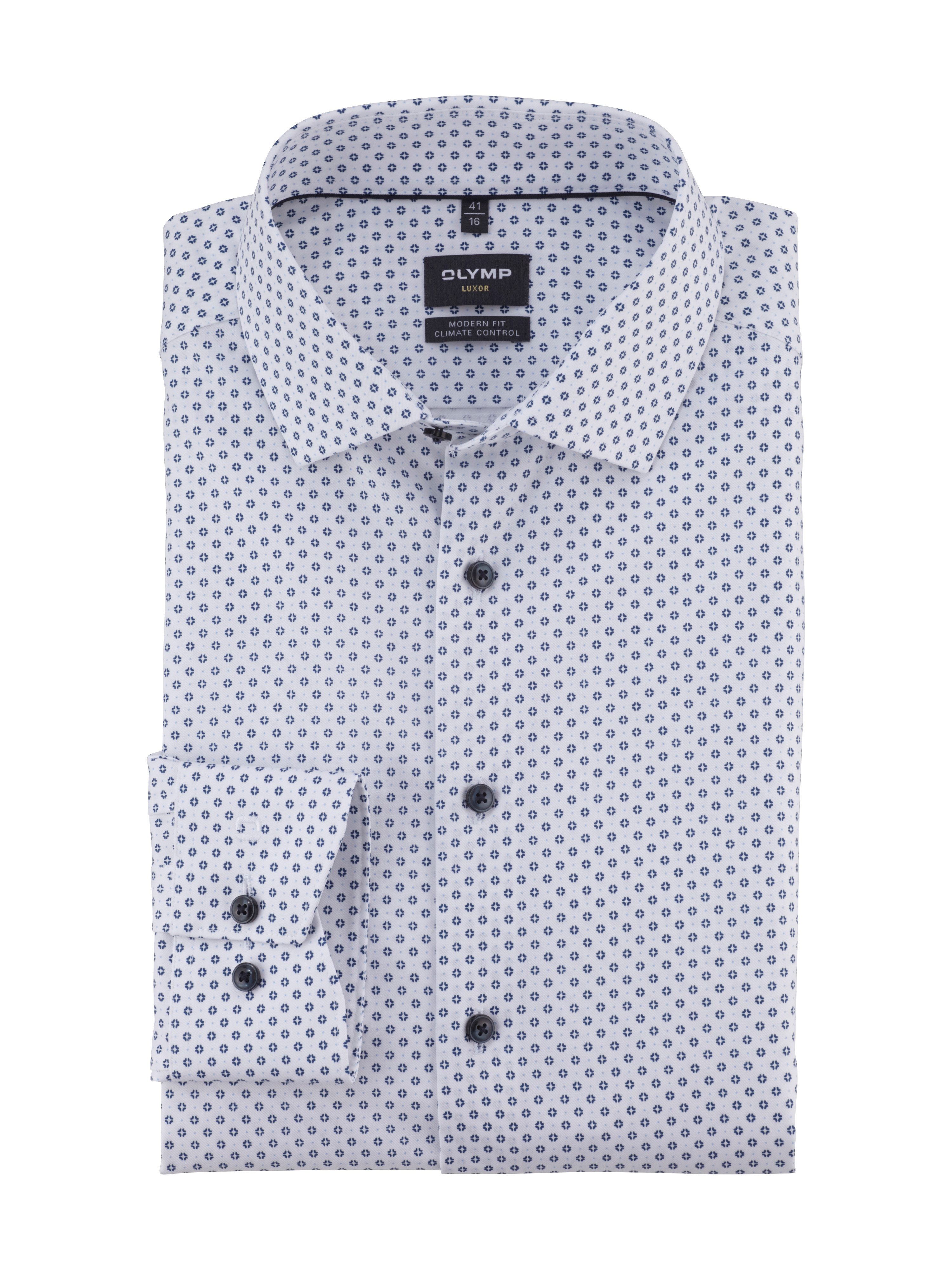 OLYMP Businesshemd 24/7 - Luxor modern fit - Climate Control sympathischem günstig online kaufen