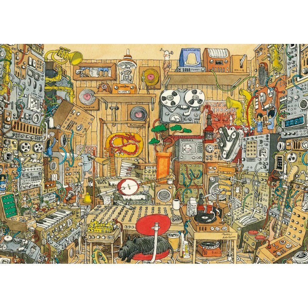 HEYE Puzzle Puzzle Music Maniac 1000 Teile, Puzzleteile