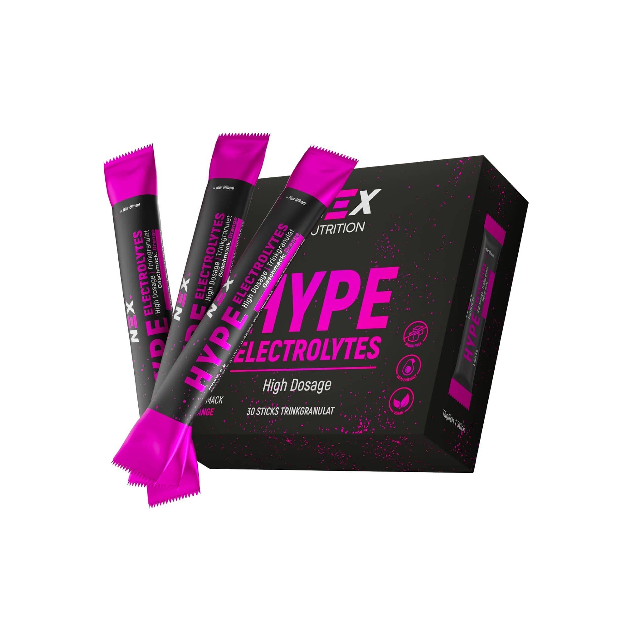 Ascopharm NEX Hype Electrolytes Pulver in Sticks