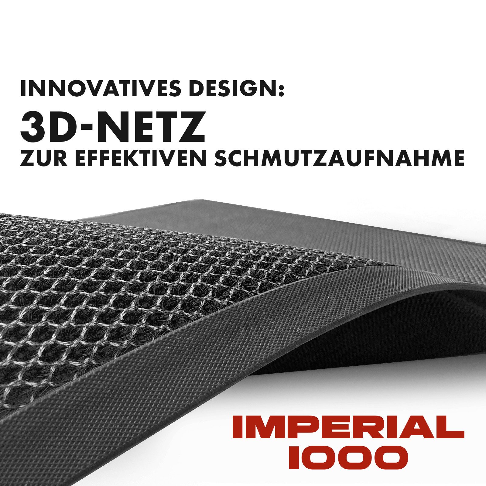 Floordirekt Fußmatte Imperial 1000, Innovatives 3D-Netz zur effektiven Filterung, Verfügbar in 2 Farben und 3 Größen – Bild 4 von 5