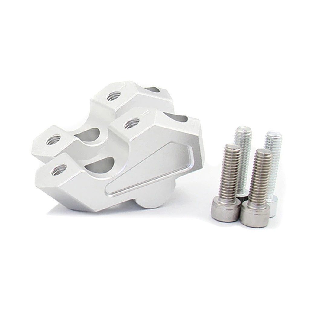 Tourtecs Lenkervorbau Lenkererhöhung 23mm für BMW F 750 GS 18-23 silber