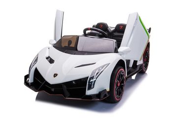 ES-Toys Elektro-Kinderauto Kinder Elektroauto Lamborghini, Belastbarkeit 30 kg, Veneno 615B EVA-Reifen Fernbedienung