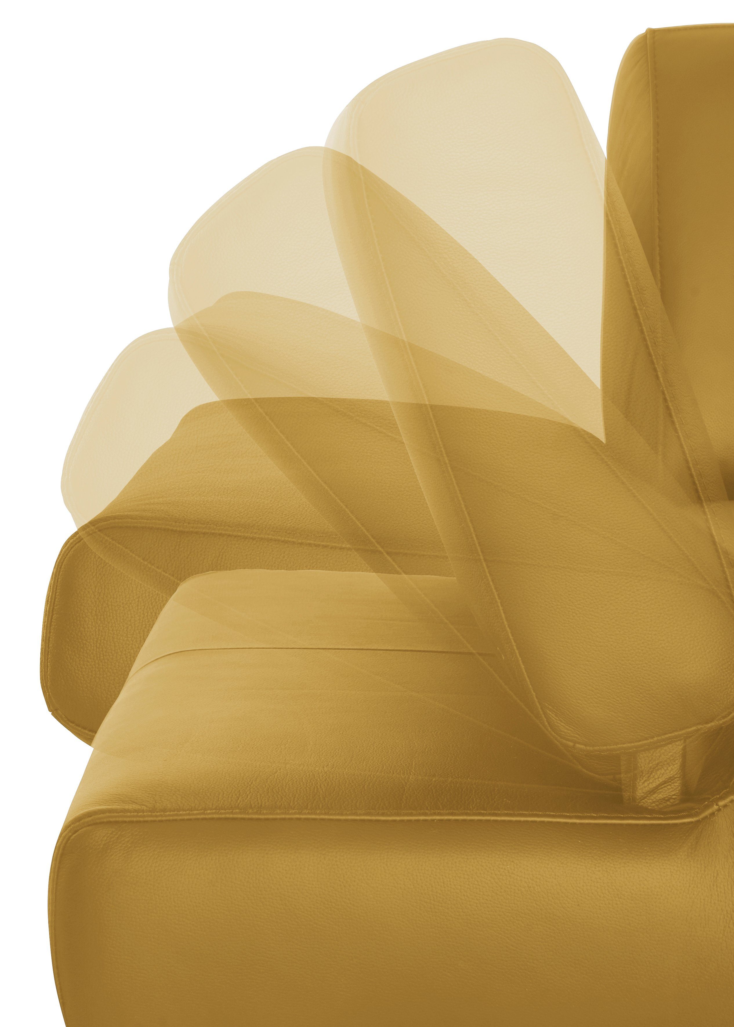W.SCHILLIG 3-Sitzer taboo Designsofa mit hohem Sitzkomfort, Breite 232cm, Sitztiefe 69cm, mit Übertiefe, inklusive Armlehnenverstellung – Bild 5 von 5