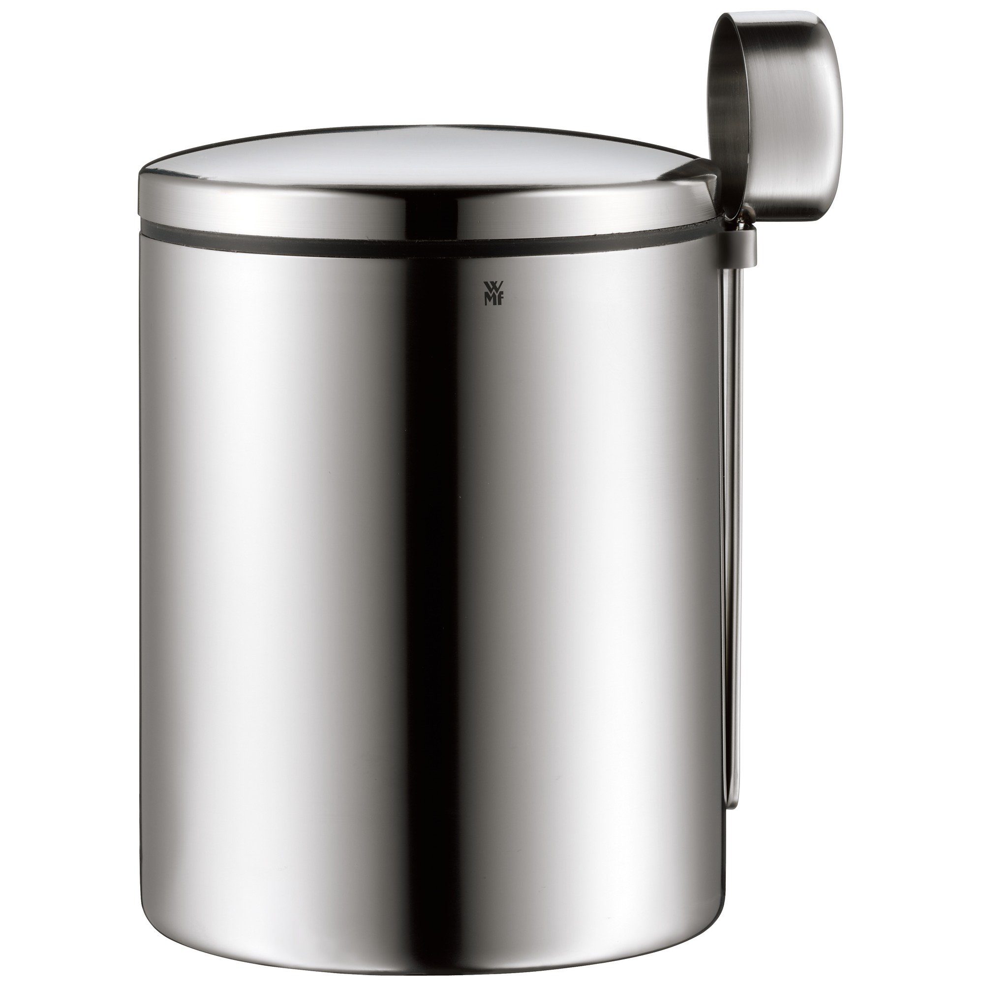 WMF Zuckerdose Kult, Cromargan® Edelstahl rostfrei 18/10, (1x Tee- Kaffeedose (11 cm, Höhe 13,5 cm, Volumen 500g), 1x Dosierlöffel (für ca. 7 g, Длина 16 cm), 1-tlg., 1x Tee- Kaffeedose, 1x Dosierlöffel), Kult