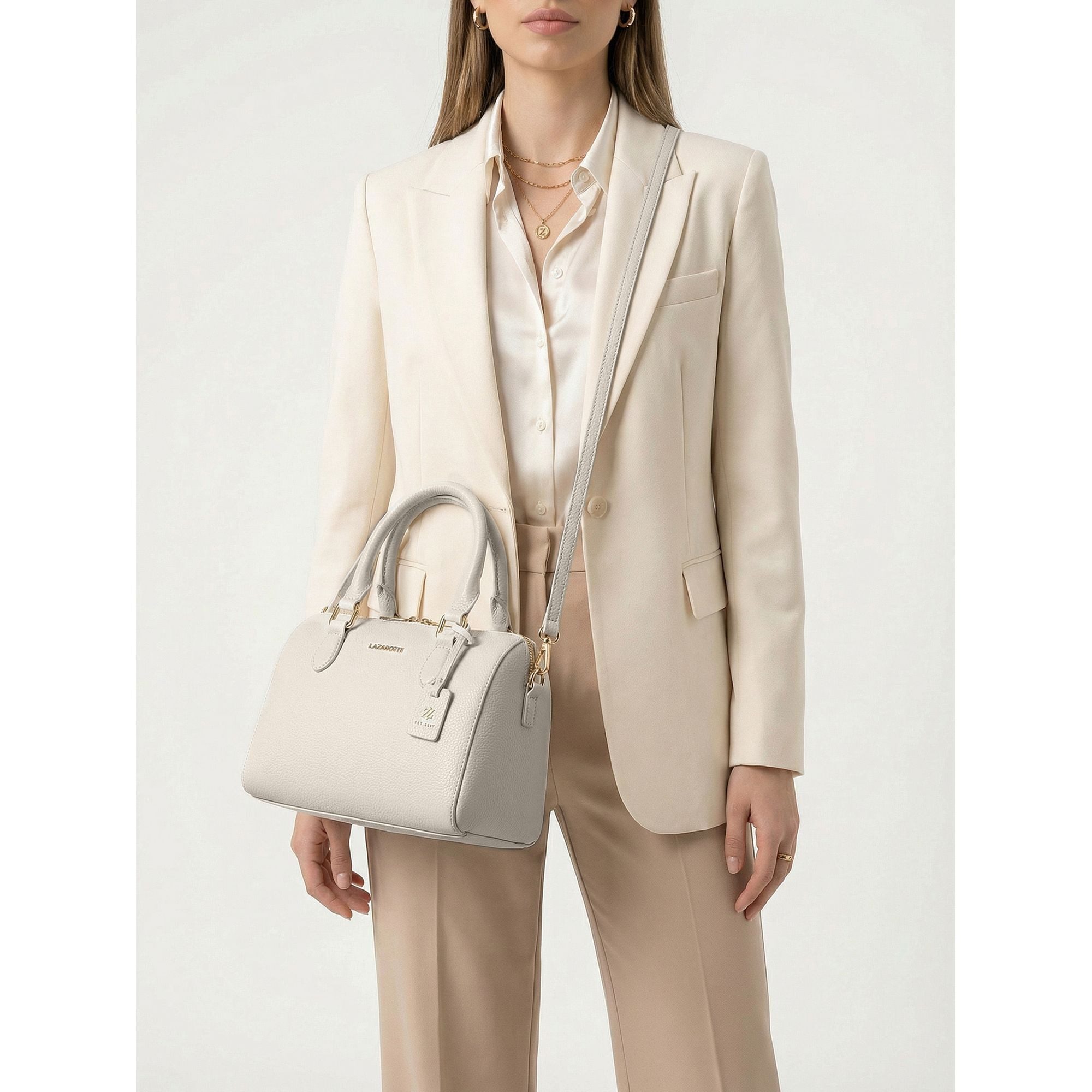 Lazarotti Henkeltasche Bologna Leather, Leder