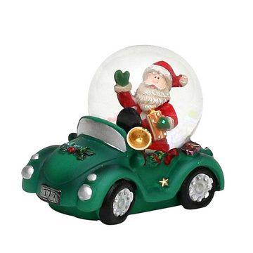 SIGRO Weihnachtsfigur Schneekugel, 4-fach sortiert, 1 Stück Cars (Stück, 1 St., 1 Schneekugel "Cars)