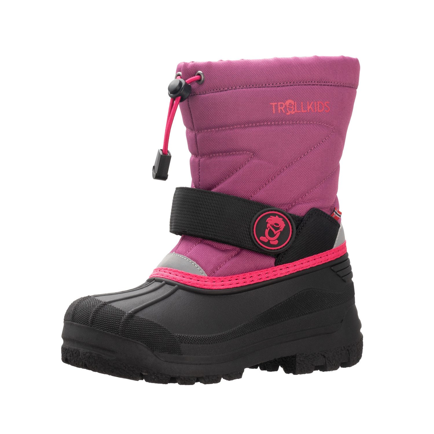 TROLLKIDS Telemark Winter PRO Snowboots wasserfest, Schnellverschluss, reflektierende Details