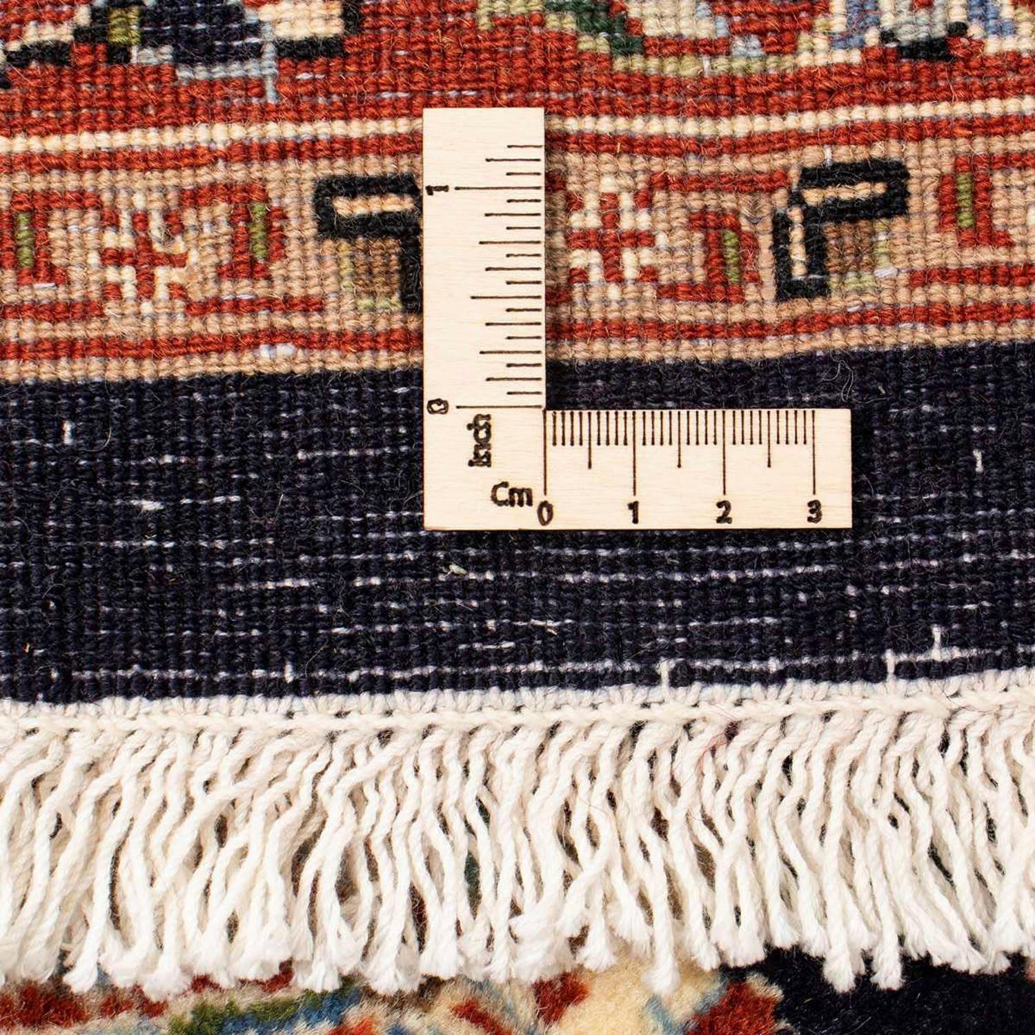 Höhe: 297 Unikat Beige Wollteppich Zertifikat rechteckig, morgenland, Medaillon mm, x 197 cm, Kaschmar mit 10