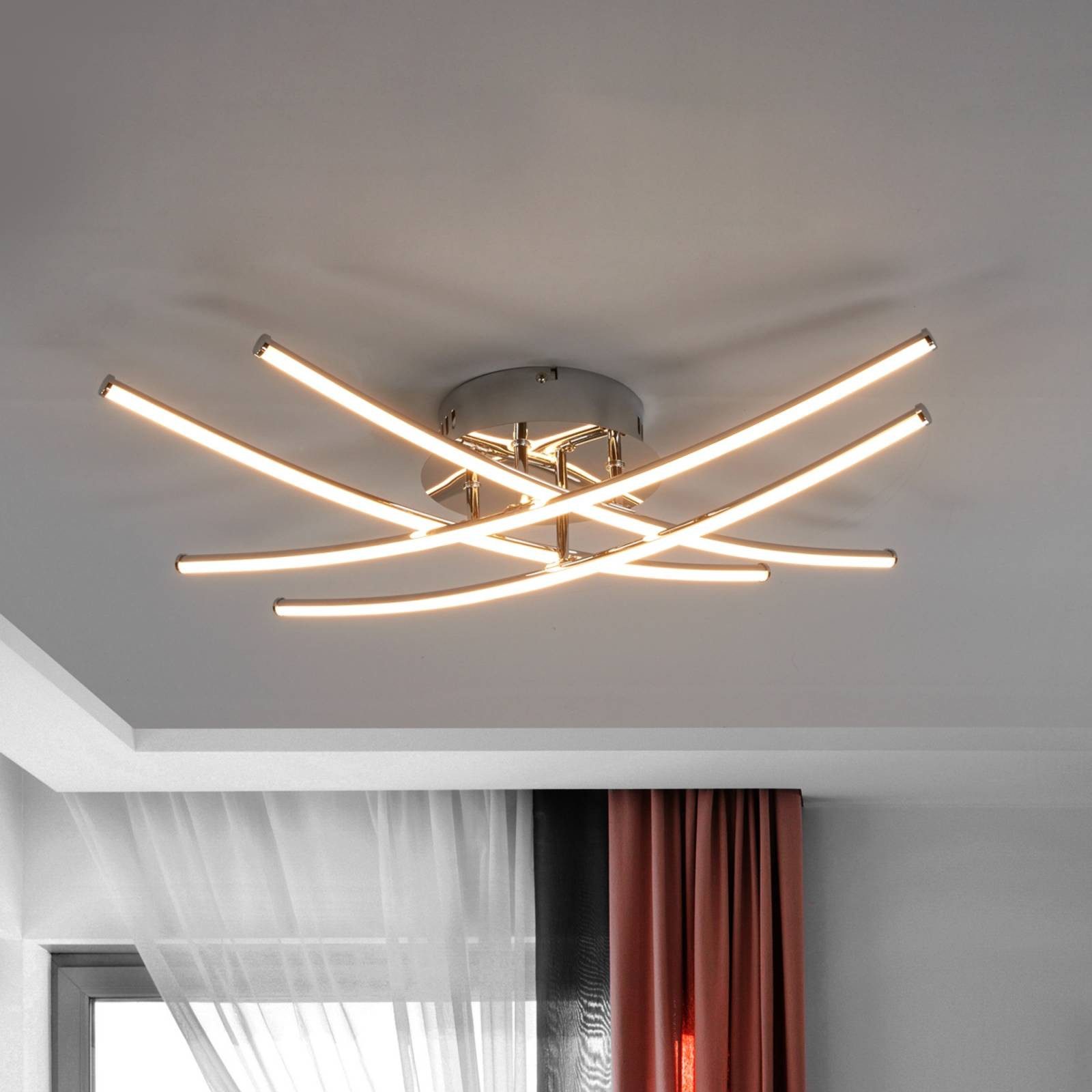 Lindby Deckenleuchten Yael, LED 29 W gesamt, warmweiß günstig online kaufen