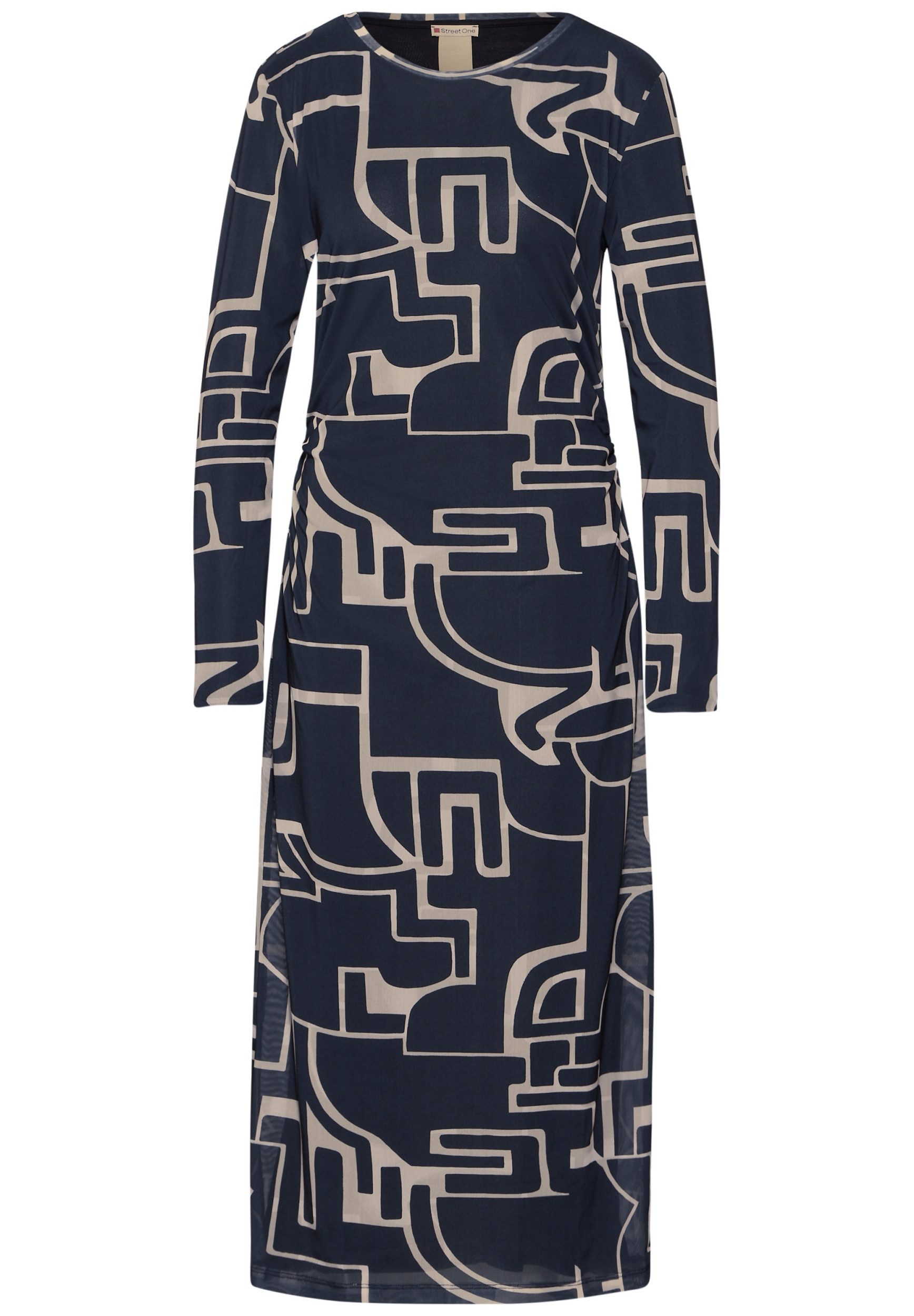STREET ONE Midikleid Mesh Dress_AOP