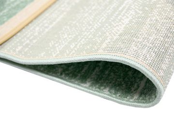 Teppich Moderner Teppich Wohnzimmerteppich Kurzflor uni grün meliert, Carpetia, rechteckig, Höhe: 8 mm