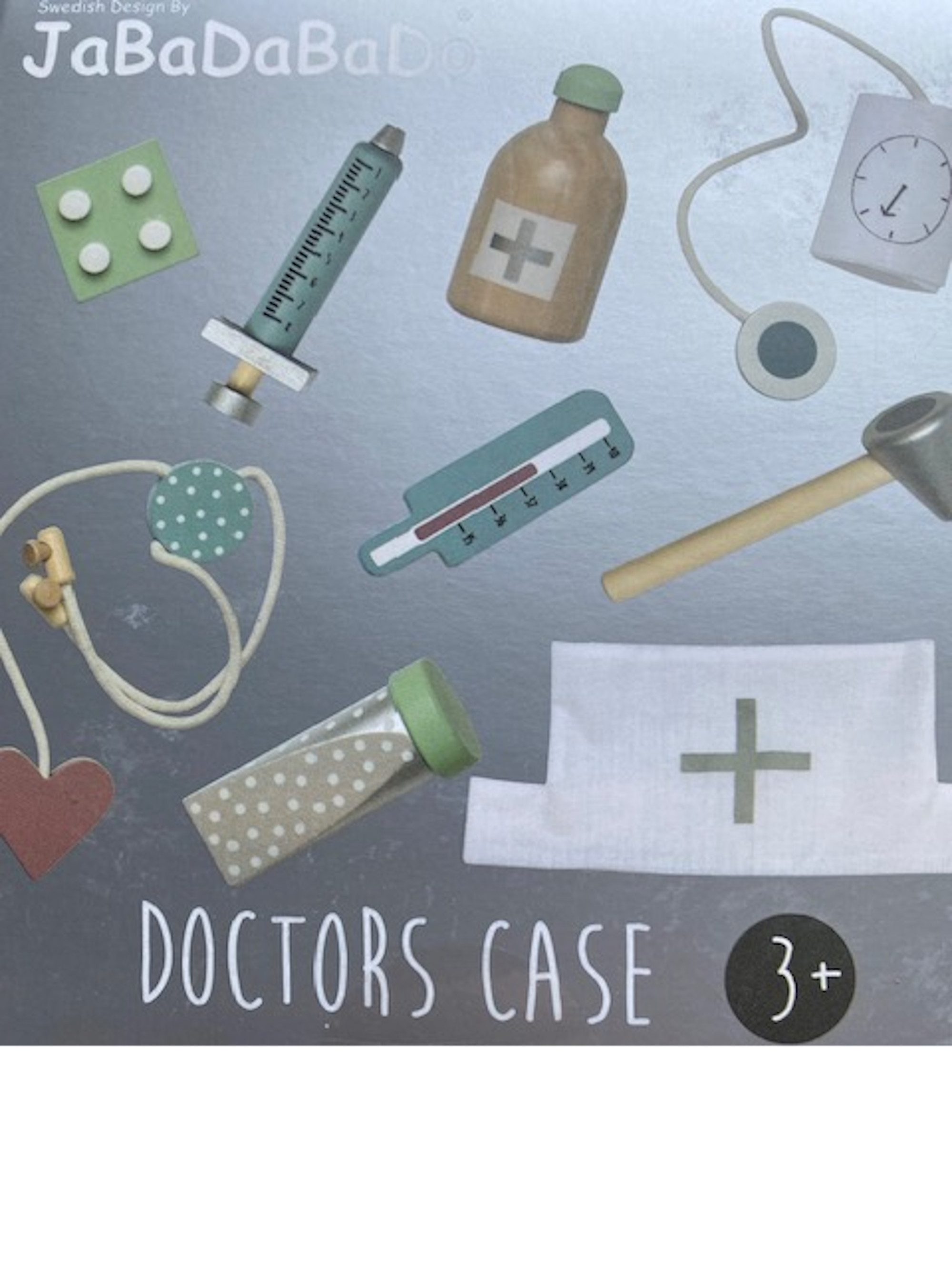 JaBaDaBaDo Spielzeug-Arztkoffer für Kinder ab 3 Jahre - 14-teilig