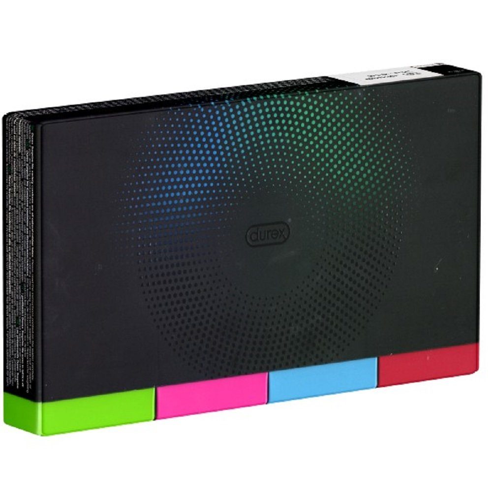 durex Kondome Surprise Me Packung mit, 40 St., Markenkondome im Mix für überraschende Abwechslung